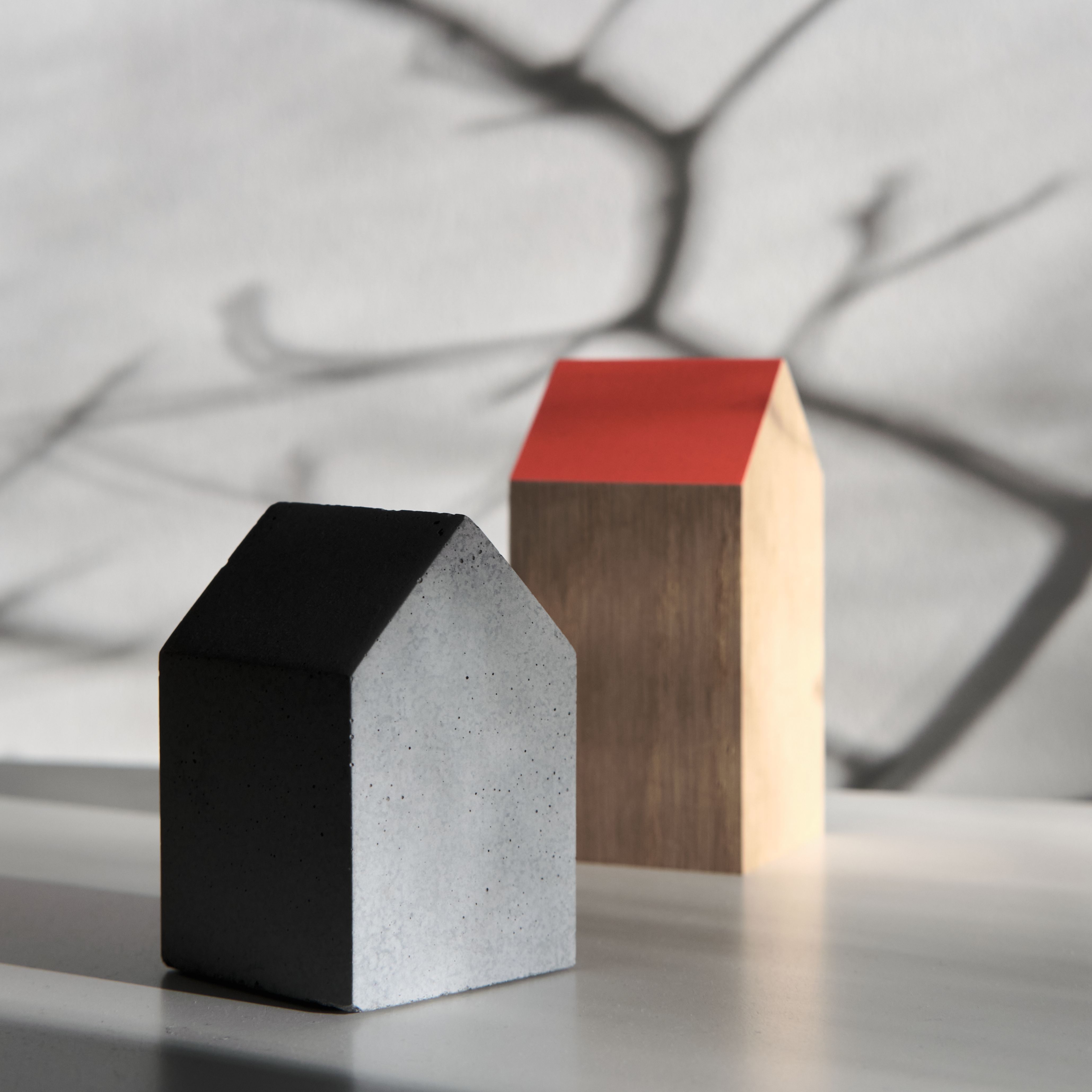 Minimalist Model Houses with Dramatic Shadows · Free Stock Photo