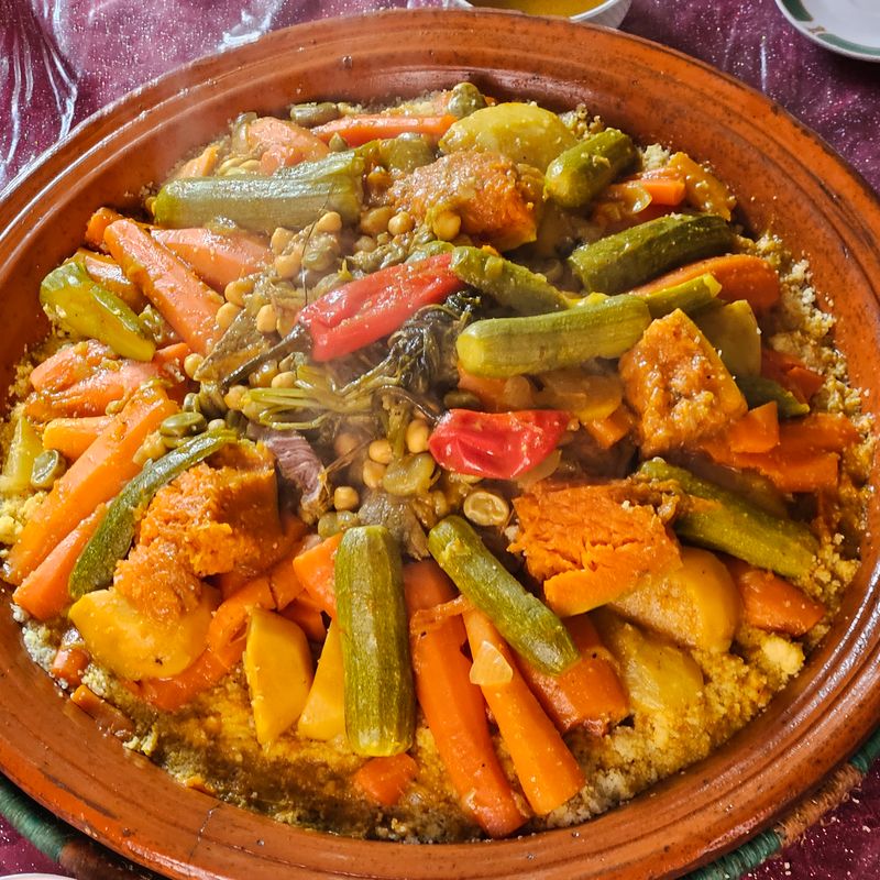 Vegetable Couscous with Chickpeas