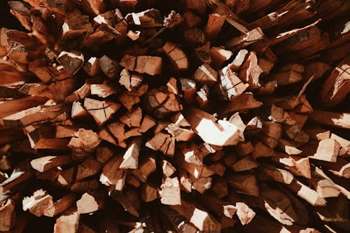 Free stock photo of abstract, brown, chopped wood
