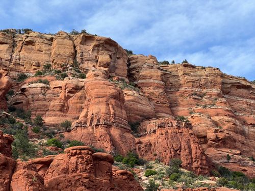 Free Vibrant red rock formations in Sedona, Arizona showcasing nature's beauty. Stock Photo