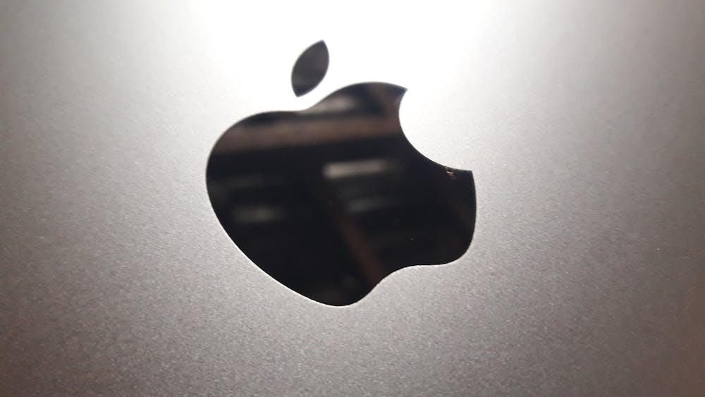 how to make apple logo dark macbook air