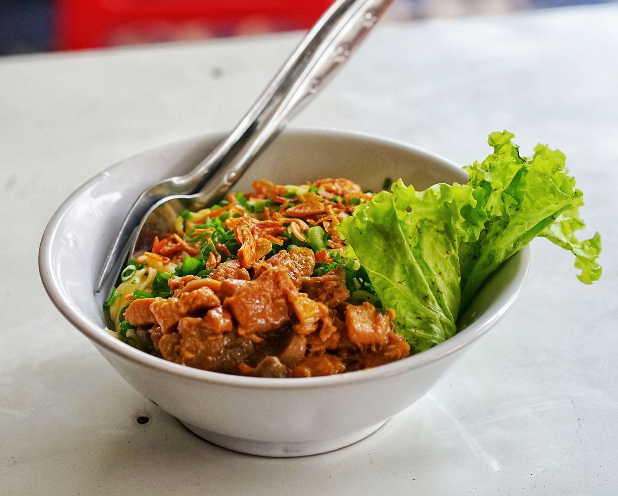 Garden Spring Rolls with Garlic Chili Oil