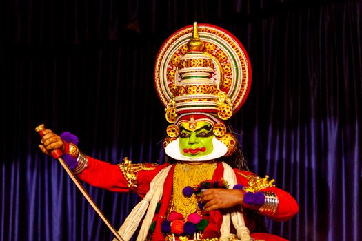 Kathakali dance private performance — Kerala