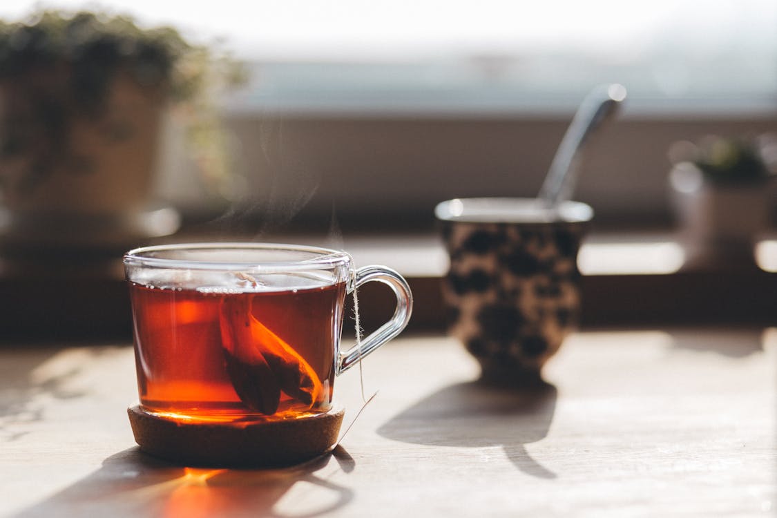 Free Teacup on Table Stock Photo