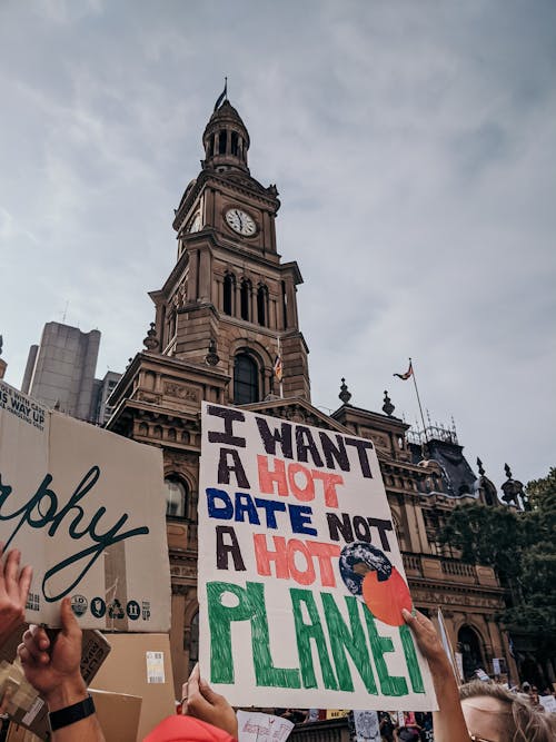 คลังภาพถ่ายฟรี ของ global climate strike, กลางวัน, กลุ่ม