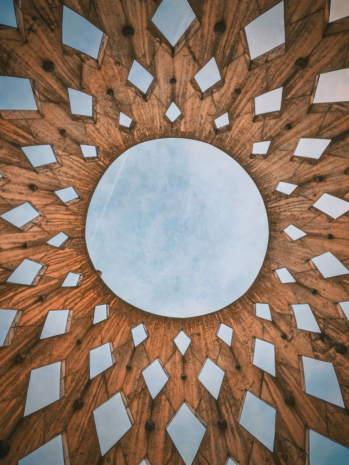 Architectural Dome with Geometric Pattern in Budapest · Free Stock Photo