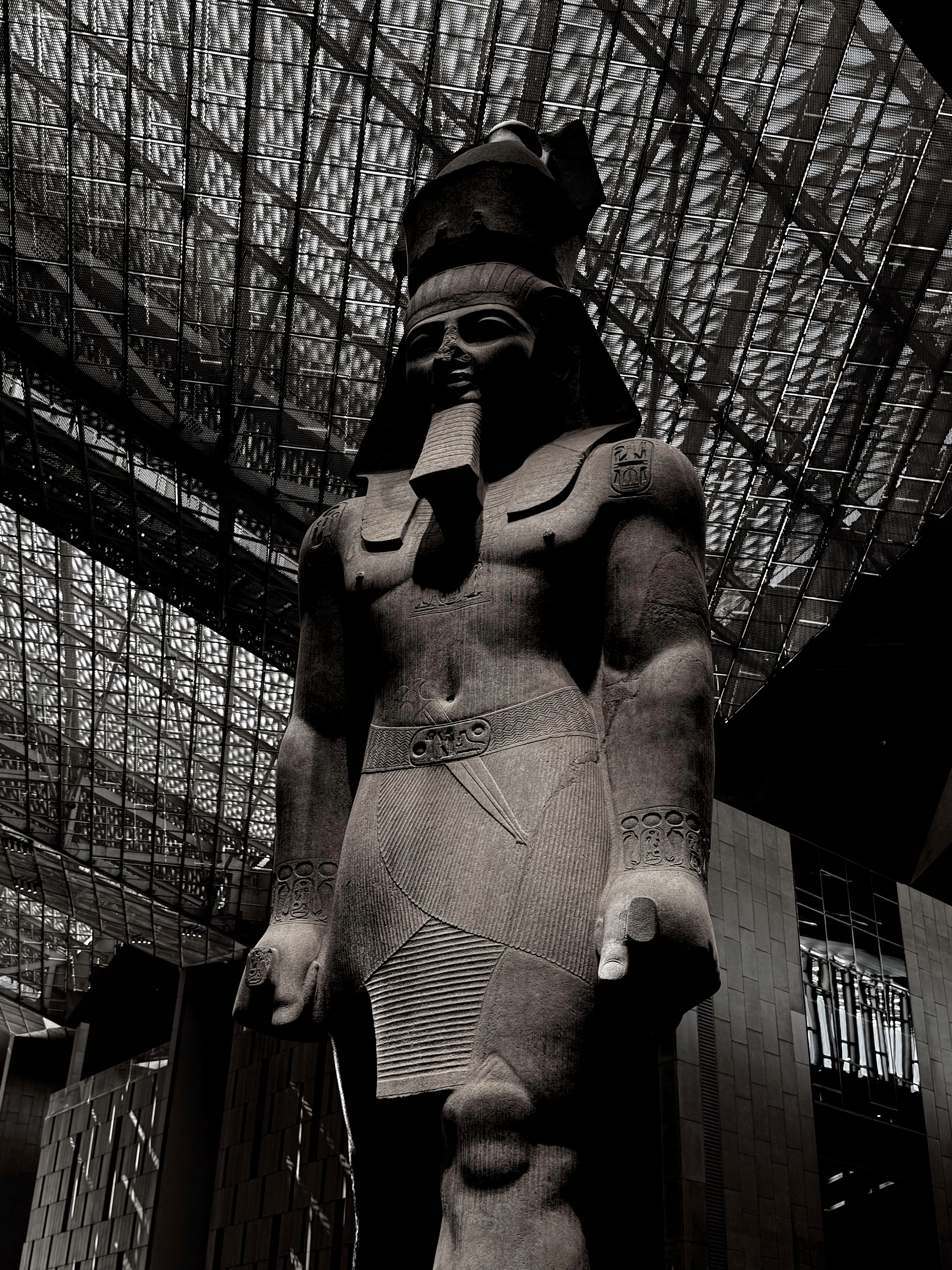 Statue of an Ancient Egyptian Pharaoh in Museum · Free Stock Photo