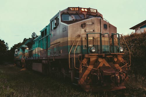 Photo Of An Abandoned Train 