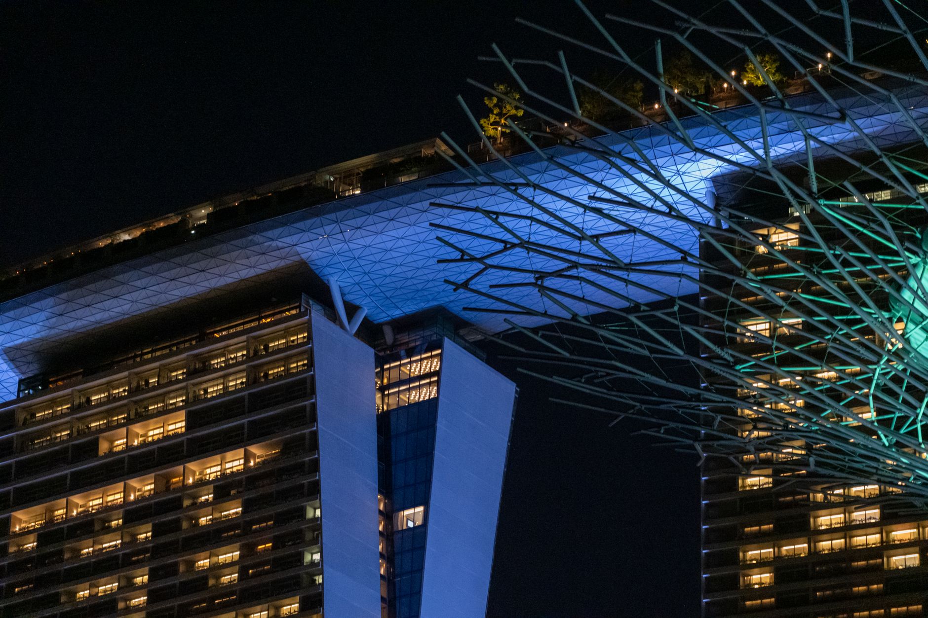 Malerische Nacht & Architektur – Architektur Hintergrundbild