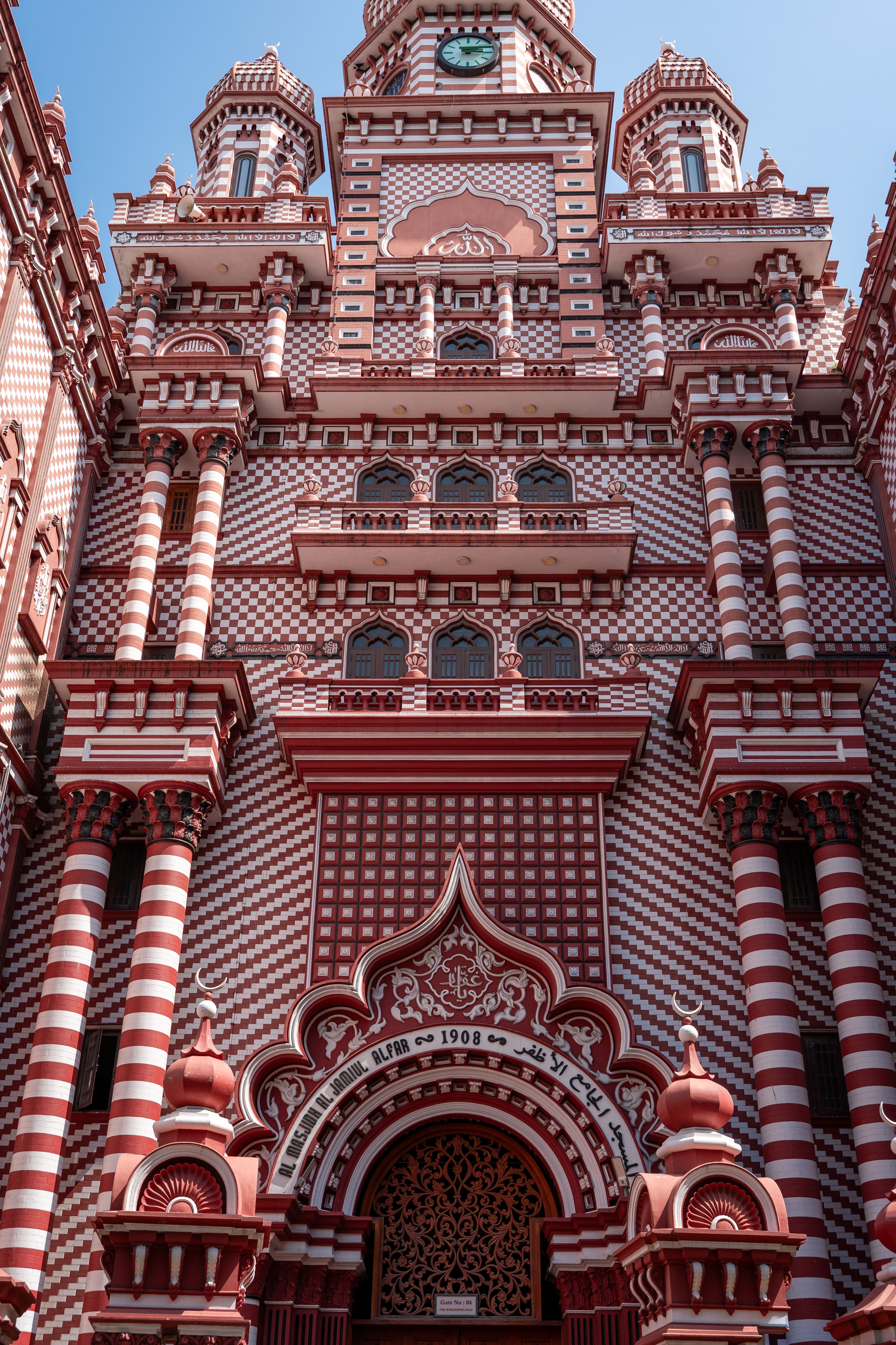 Red Mosque in Colombo Sri Lanka Close-Up · Free Stock Photo