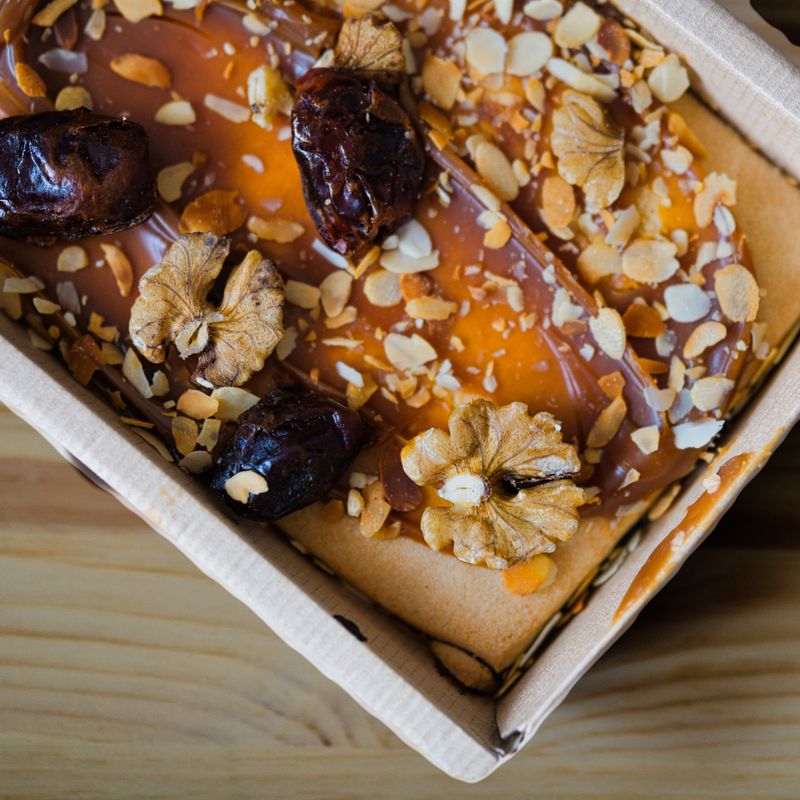 Skillet Date and Oat Cake