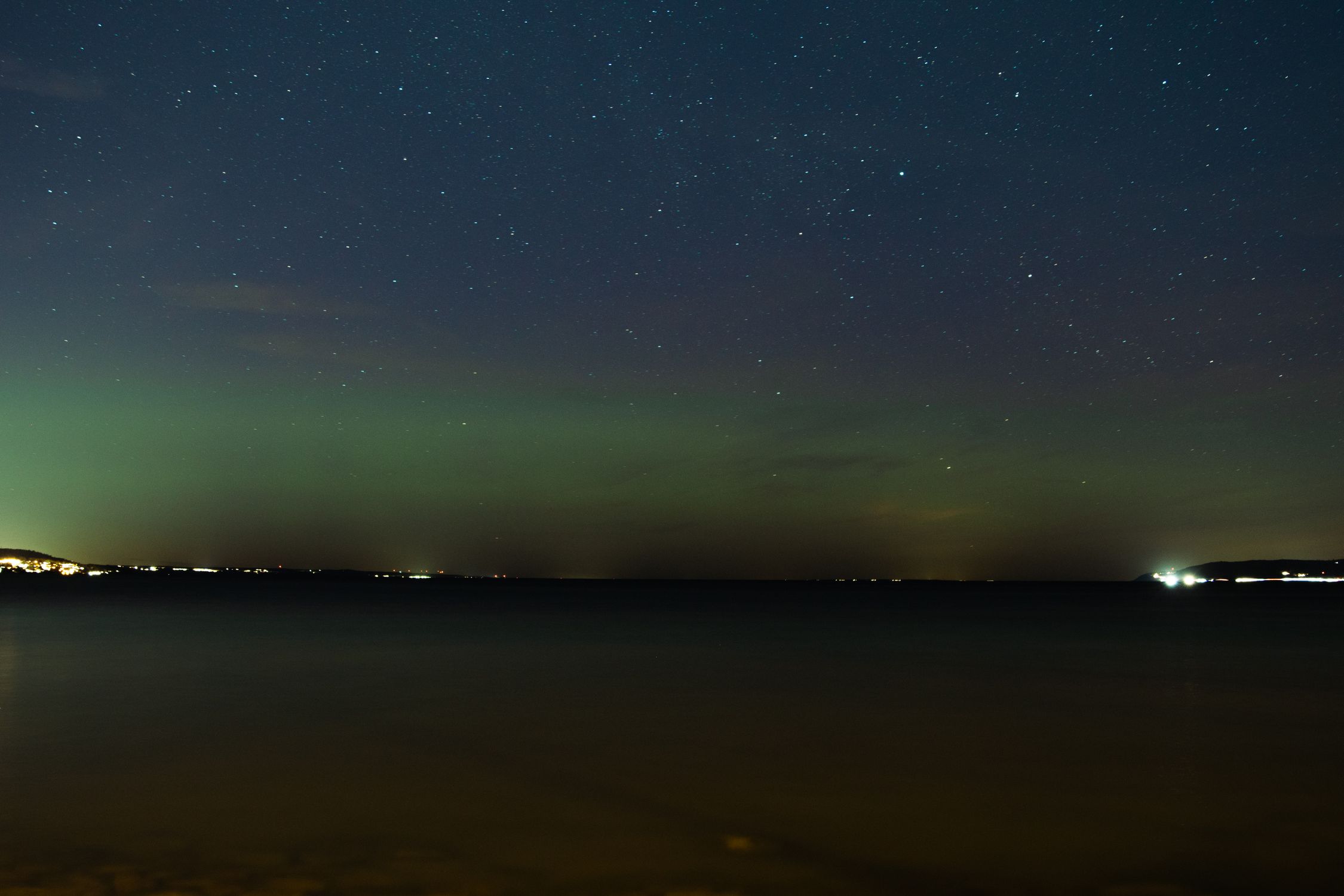 Starry Night Sky Over Lake Vättern, Jönköping · Free Stock Photo
