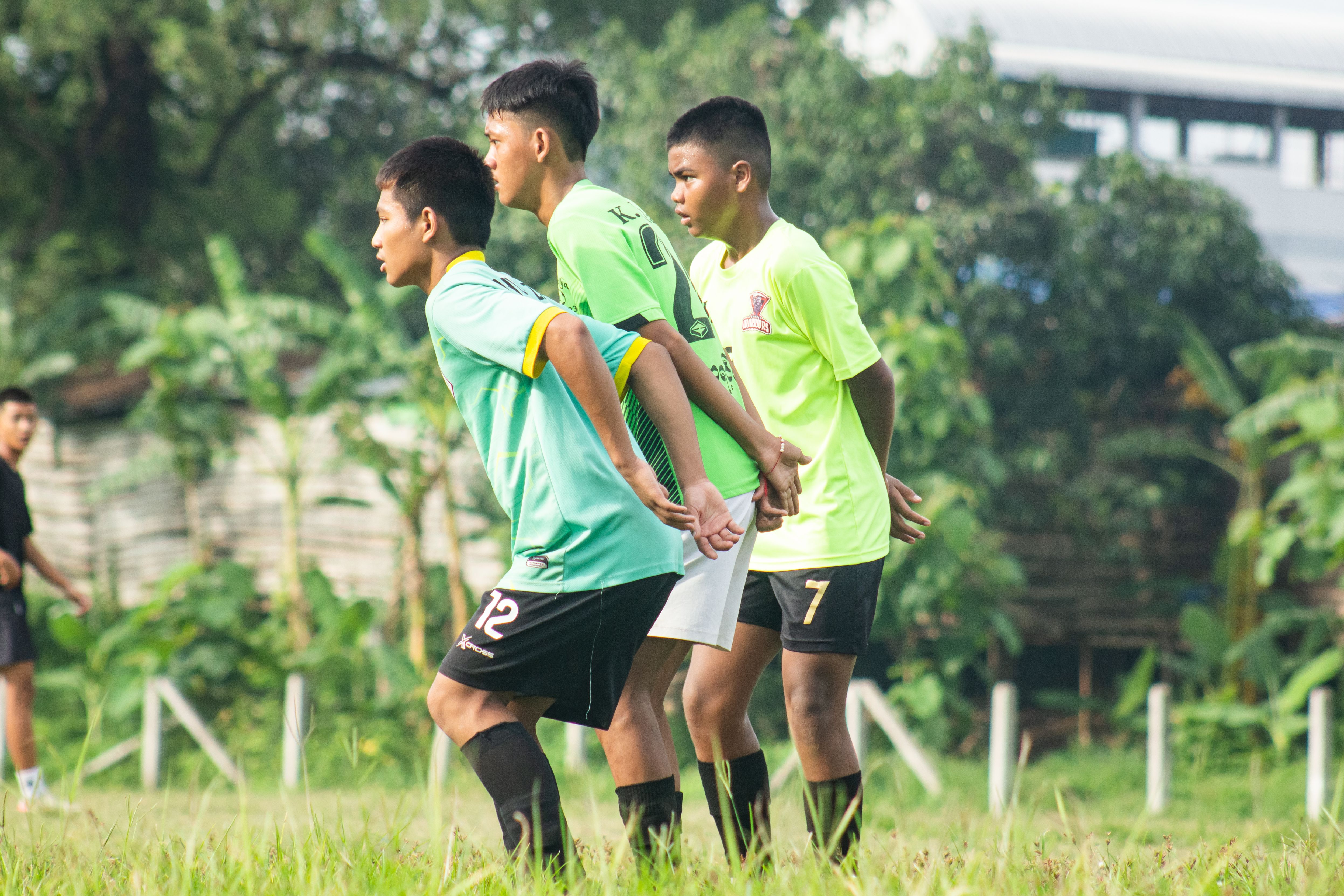 Youth Soccer Players Preparing for Corner Kick