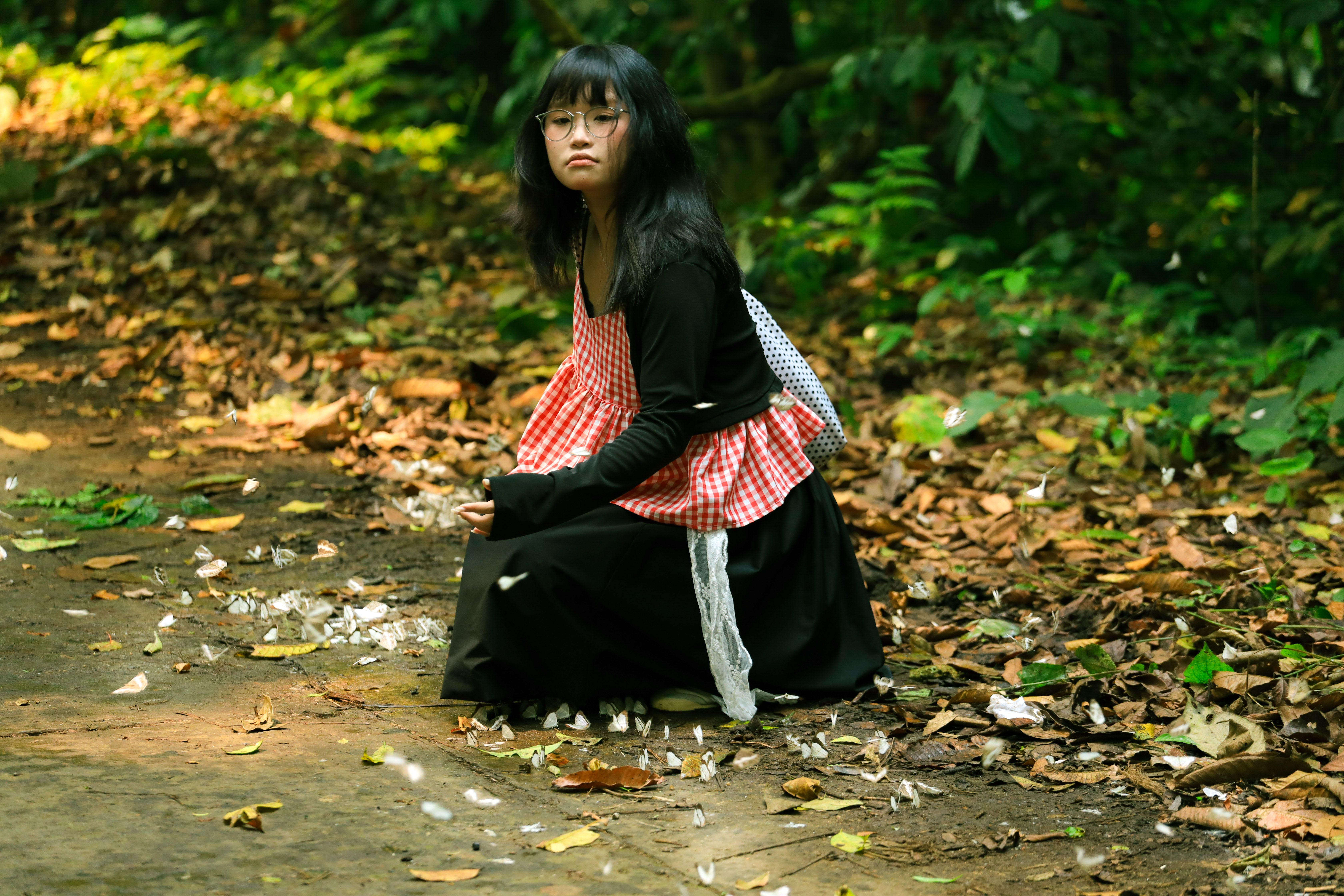 Young Woman in Forest Setting in Vietnam · Free Stock Photo