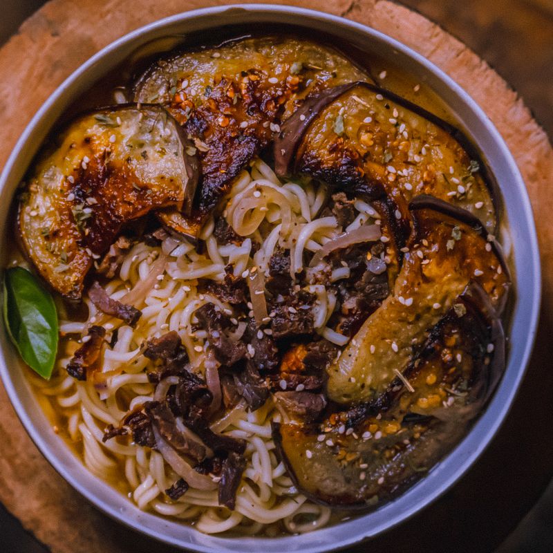 Charred Eggplant and Roasted Sesame Dip