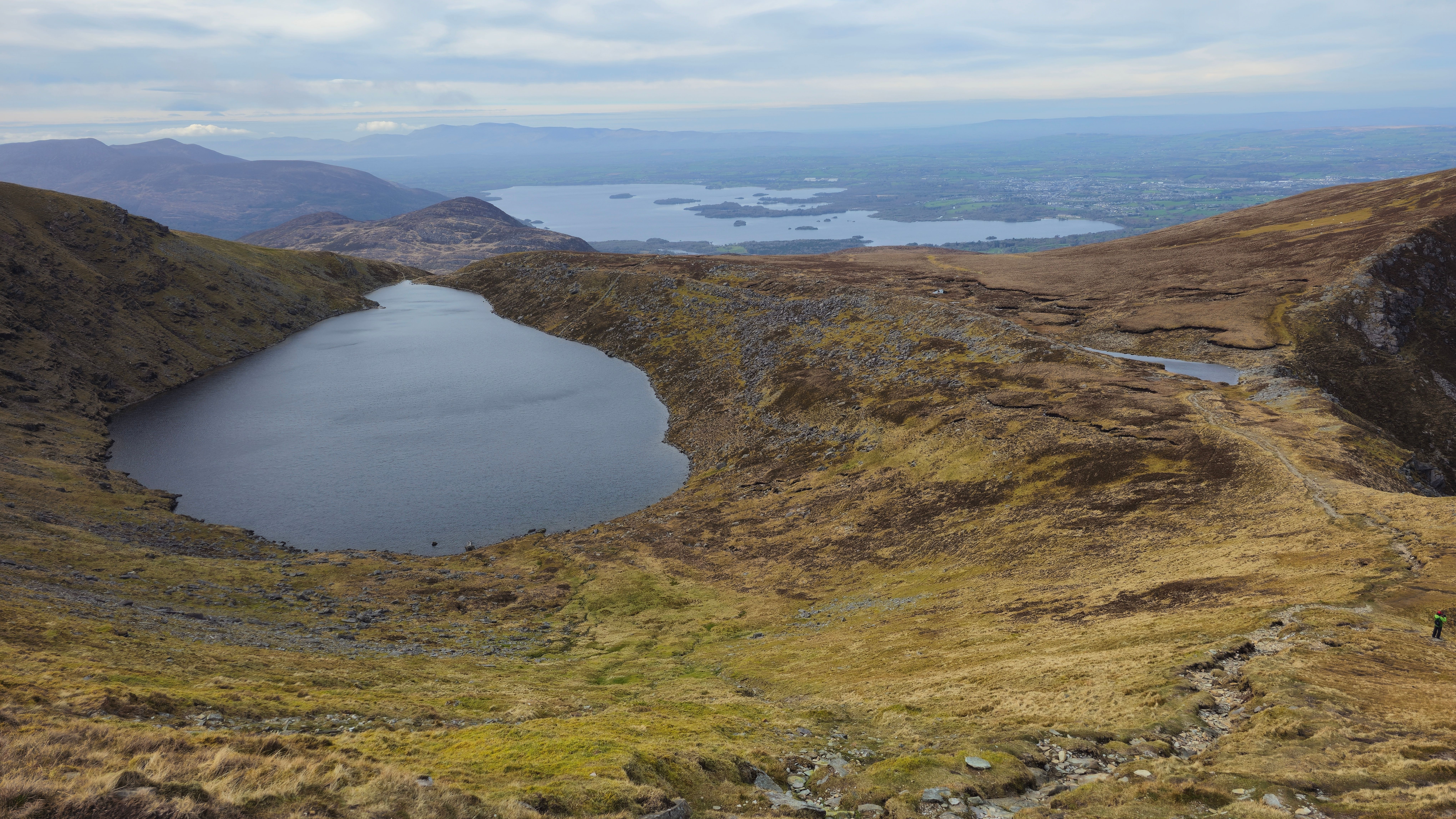 Scenic Aerial View of Killarney Lake and Mountains · Free Stock Photo
