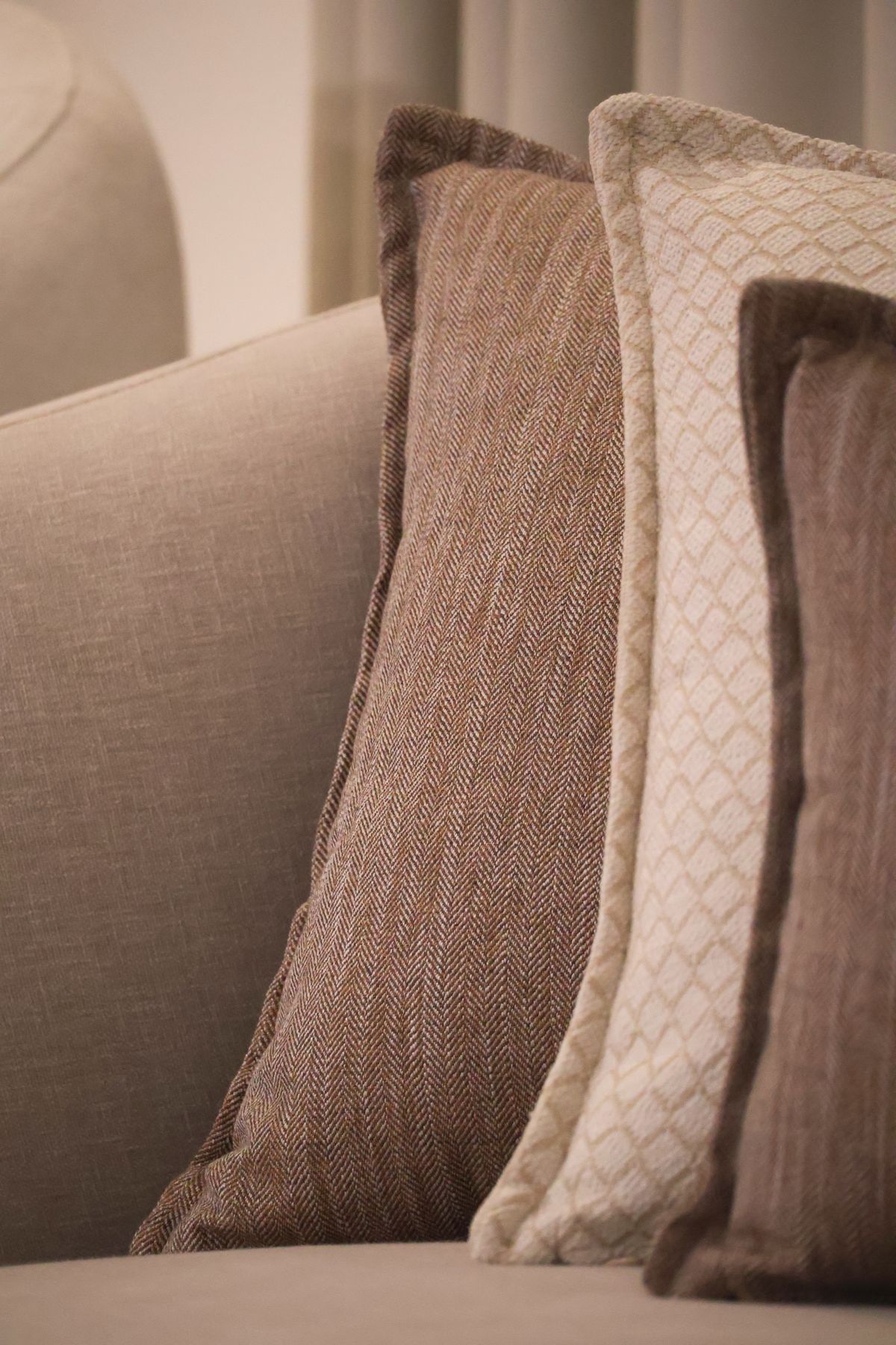 Linden Herringbone Cushion