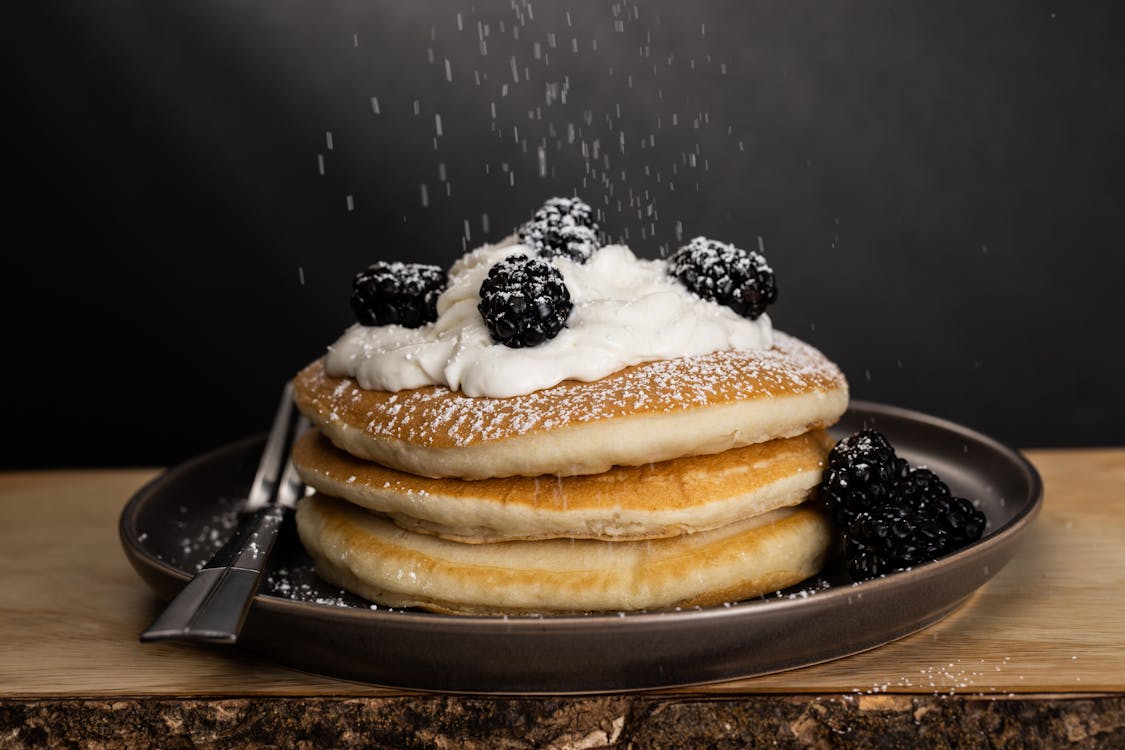 Free Close-Up Photo of Pancakes Stock Photo