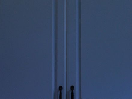 Kitchen cabinet doors realigned