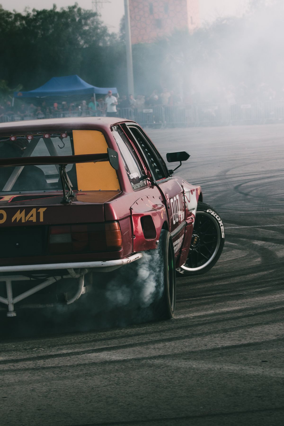 Drifting Back A Car Drifting on the Track · Free Stock Photo
