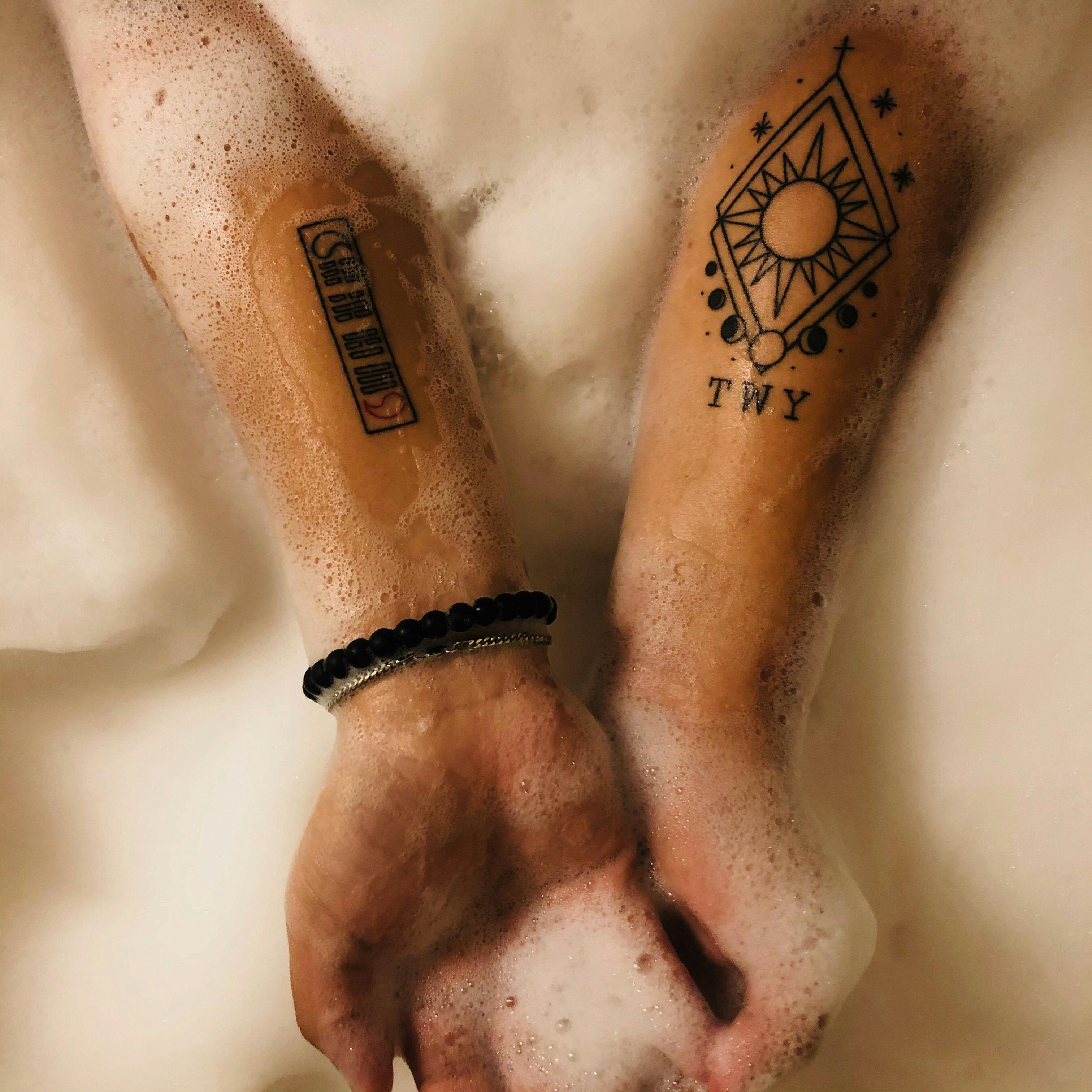 Tattoo tagged with: tatuajes, orange, black, big, hand, biomechanical, red,  yellow, forearm, tatuaje, juliansiebert | inked-app.com