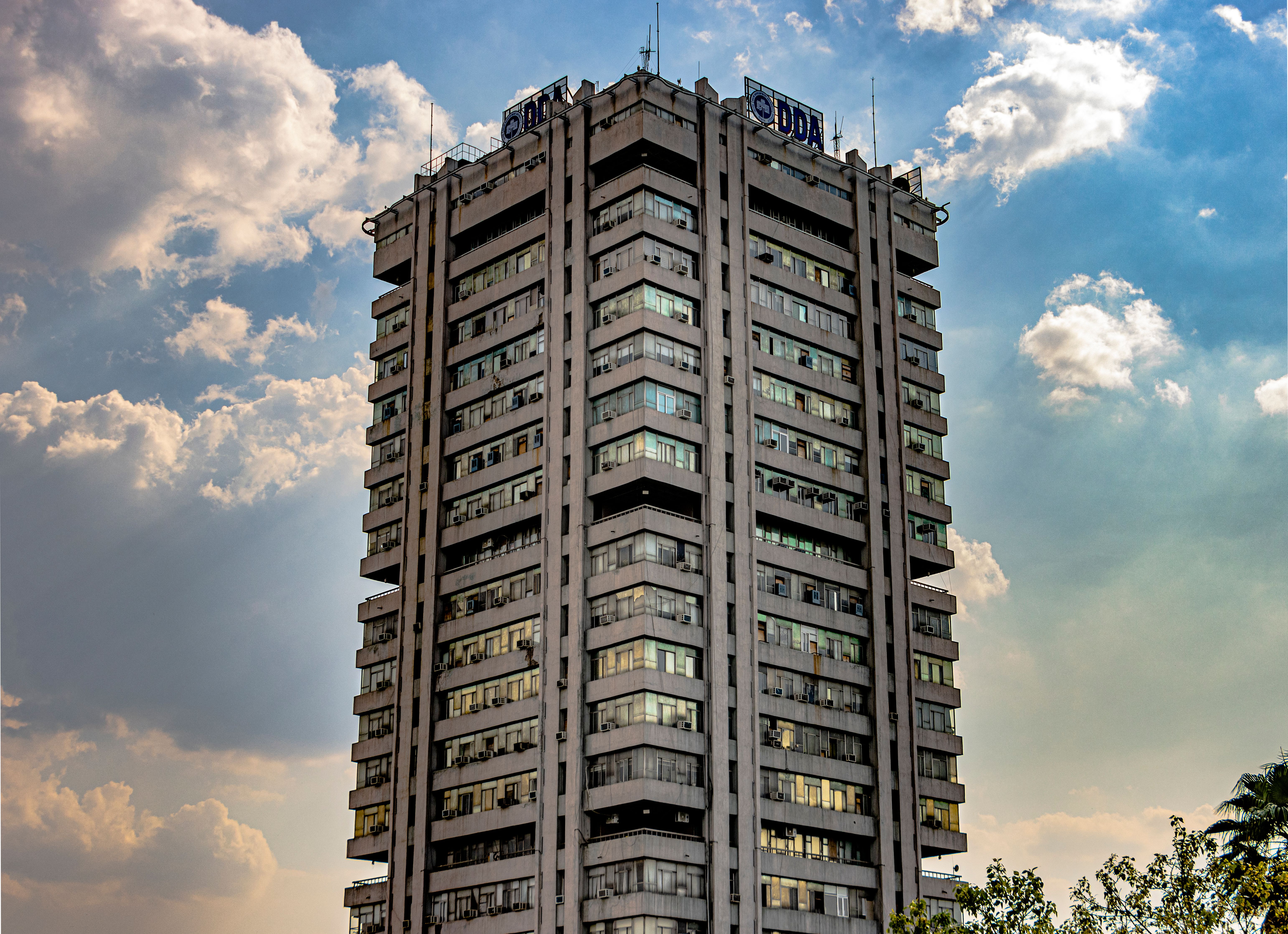 Brutalist Architecture of DDA Building in New Delhi · Free Stock Photo
