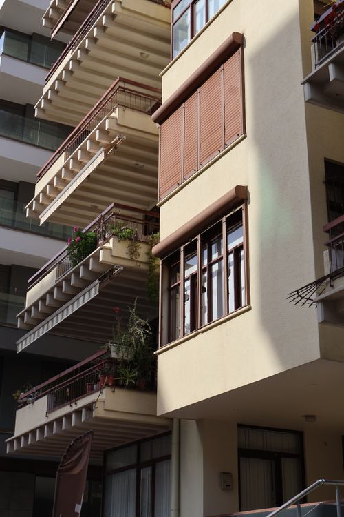 Modern Apartment Balconies with Plants · Free Stock Photo