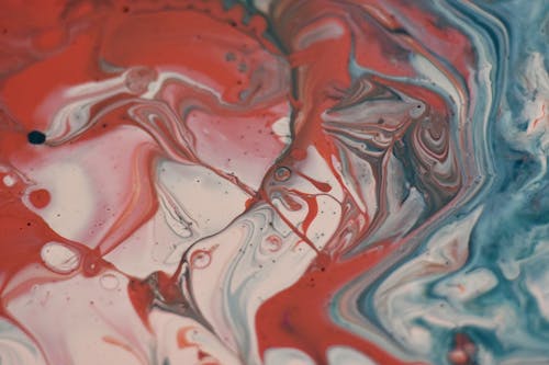 бесплатная красно белая абстрактная живопись Стоковое фото