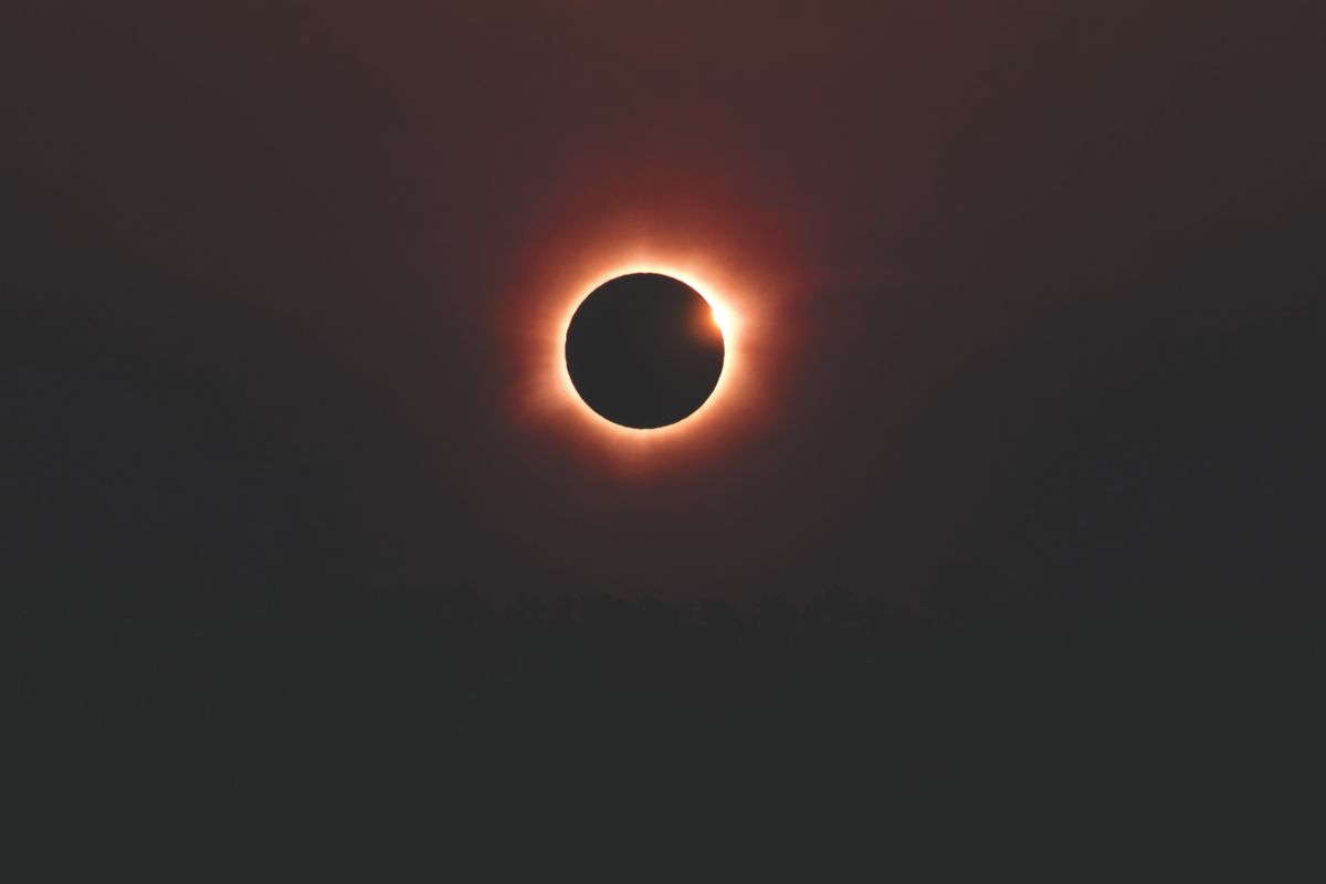 Dramatic solar eclipse — flying during a solar eclipse gives pilots an unmatched aerial perspective