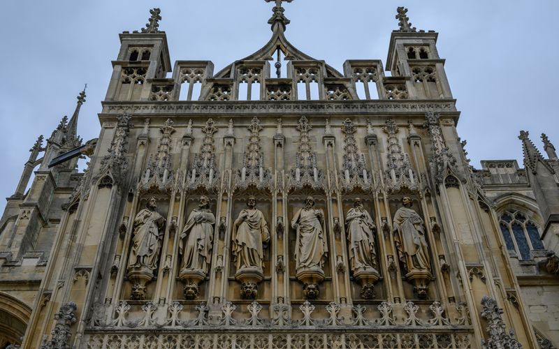 Bath Abbey Gothic church Somerset England