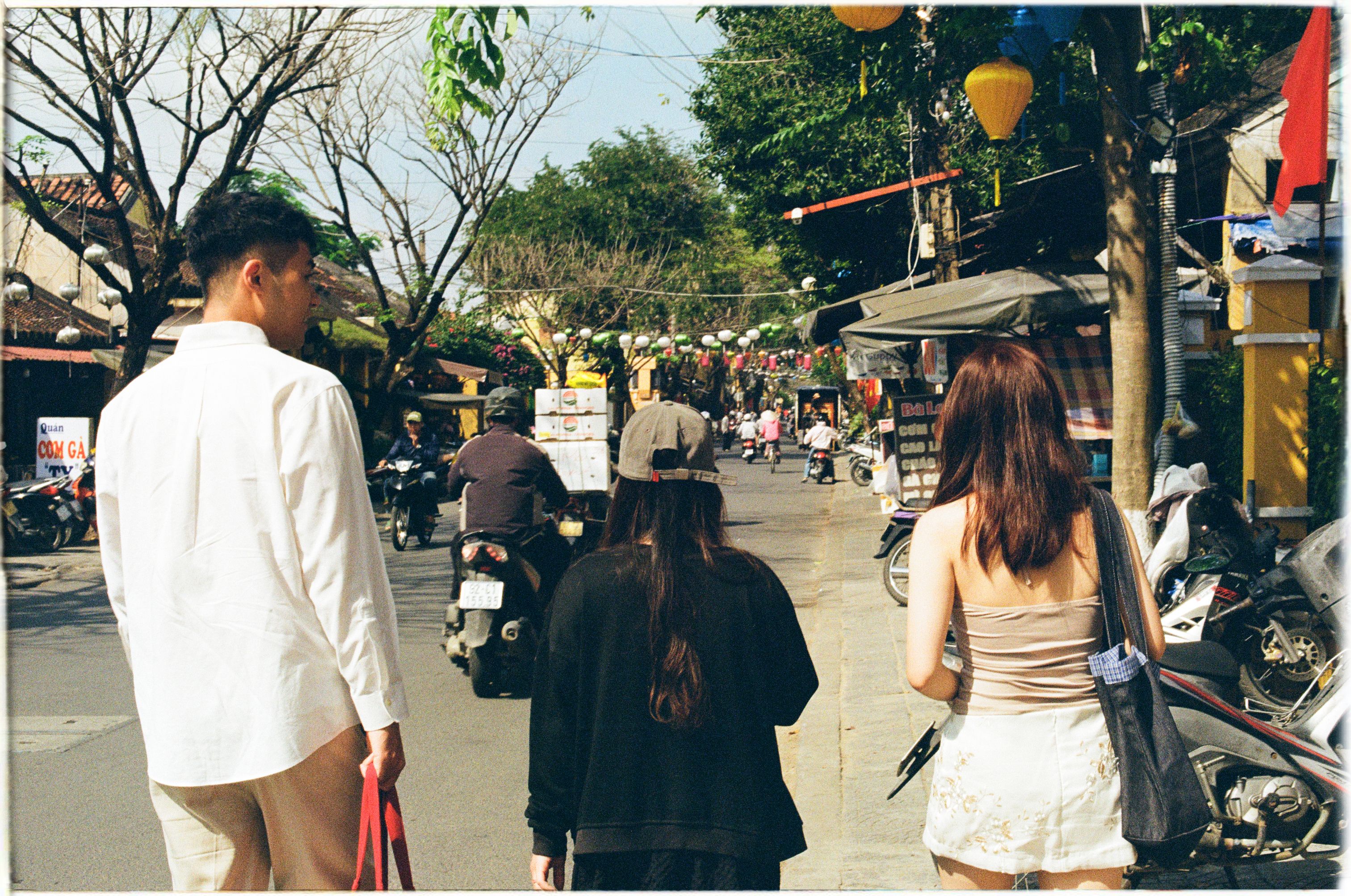 Street Scene in Southeast Asian Urban Setting · Free Stock Photo