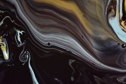 Swirling fluid art with earthy tones and smooth textures creating a mesmerizing abstract design.