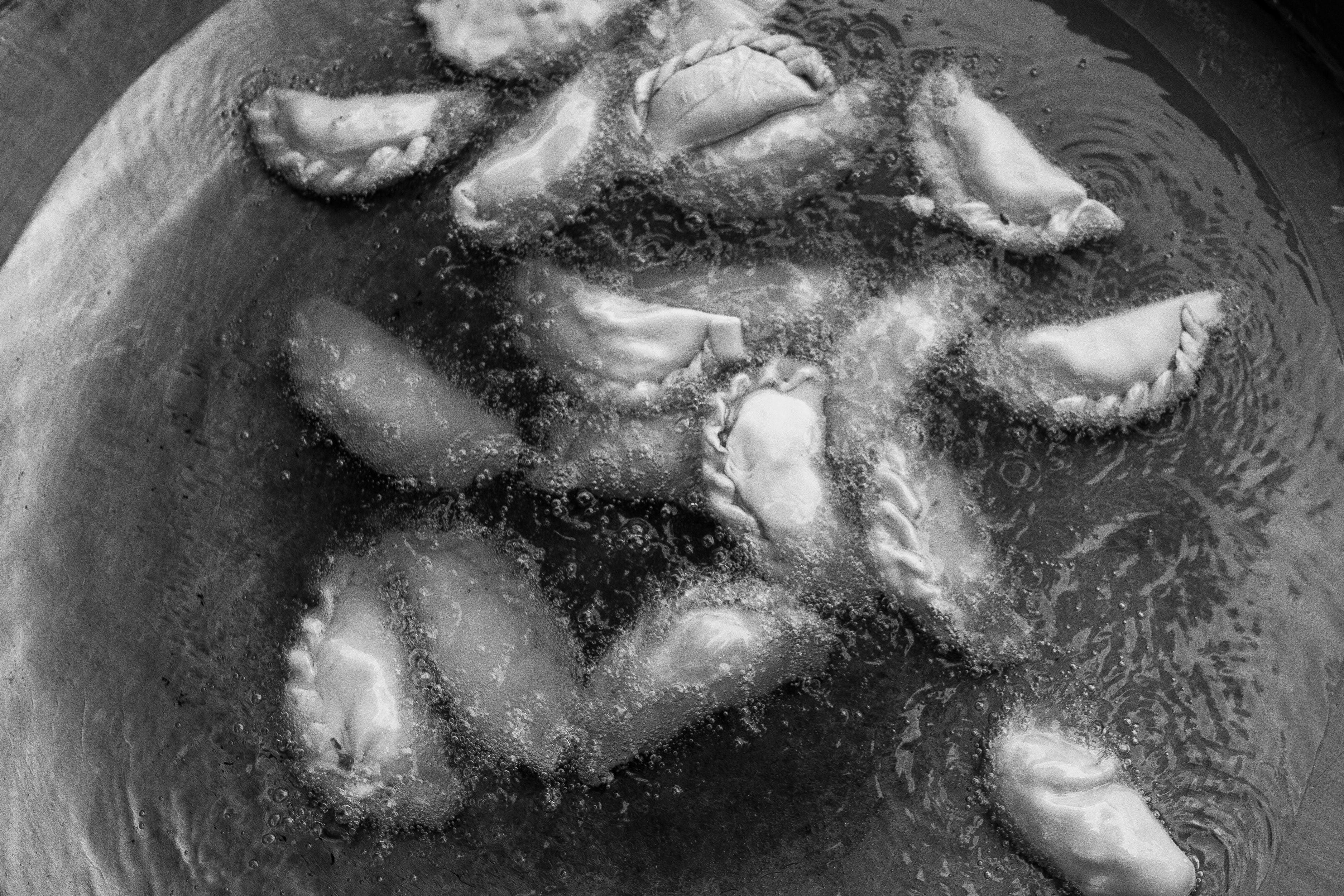 Backyard Gyoza with Quick Pickles