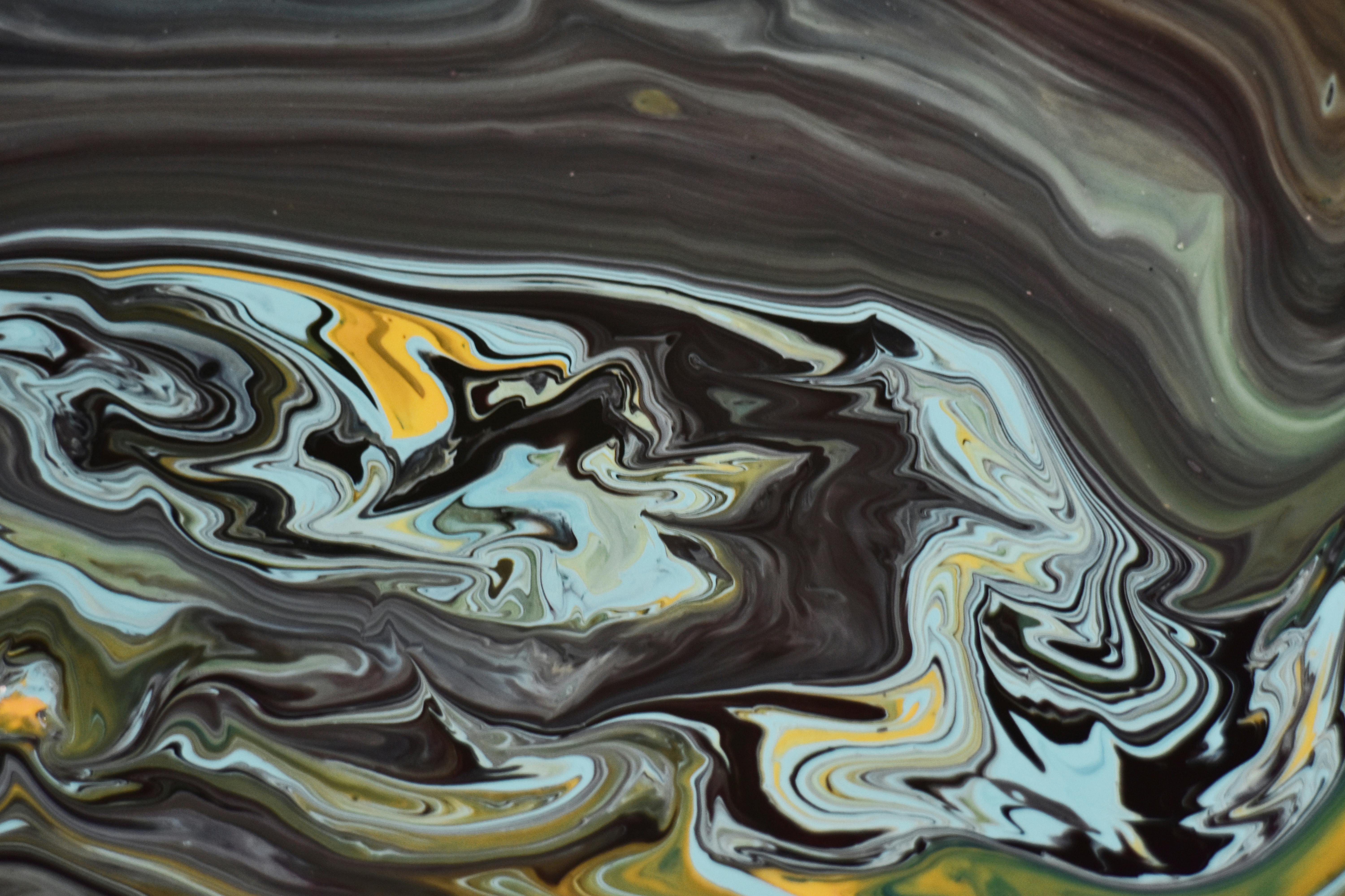 Liquid Abstract Painting · Free Stock Photo