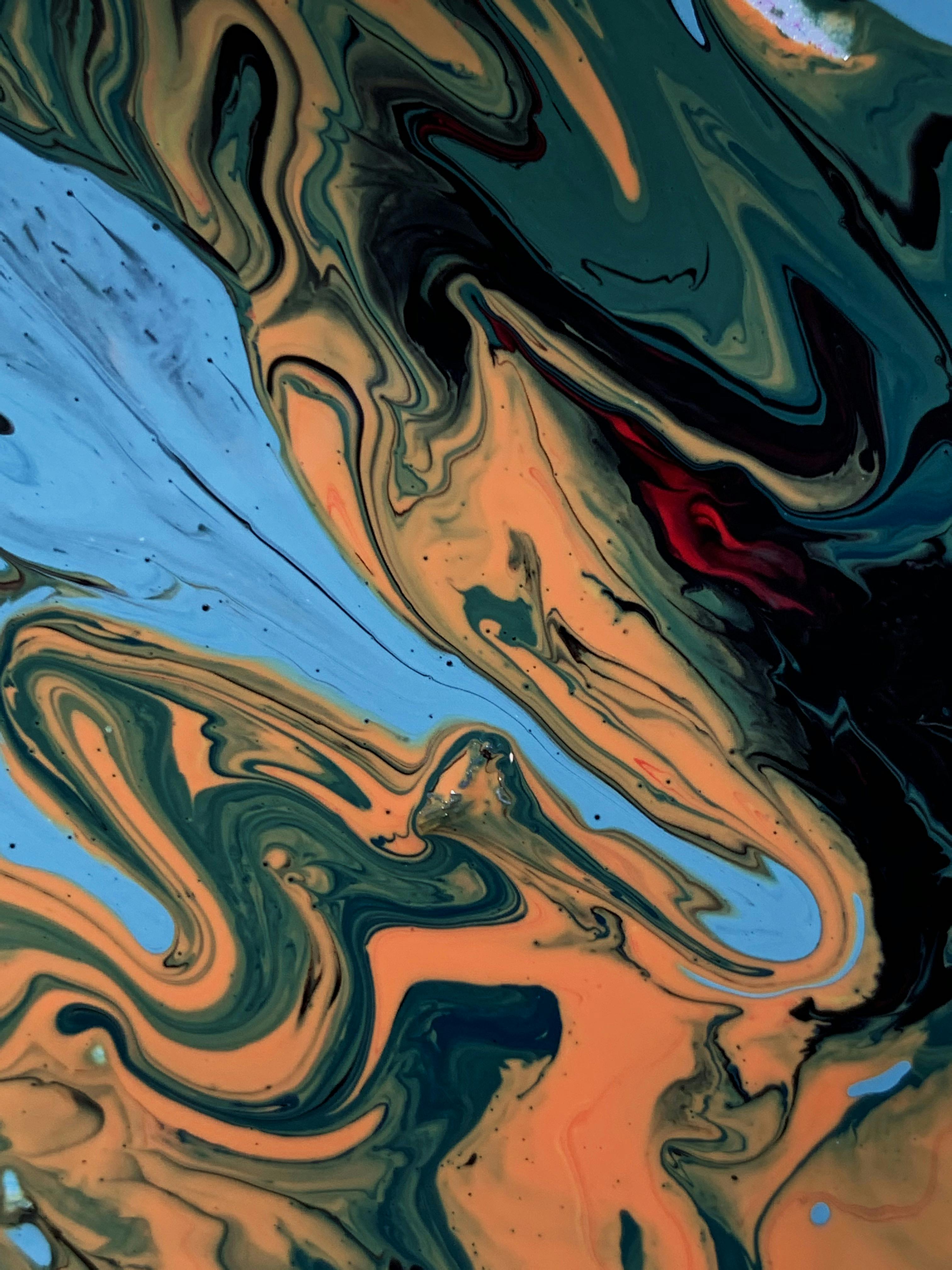 Liquid Abstract Painting · Free Stock Photo