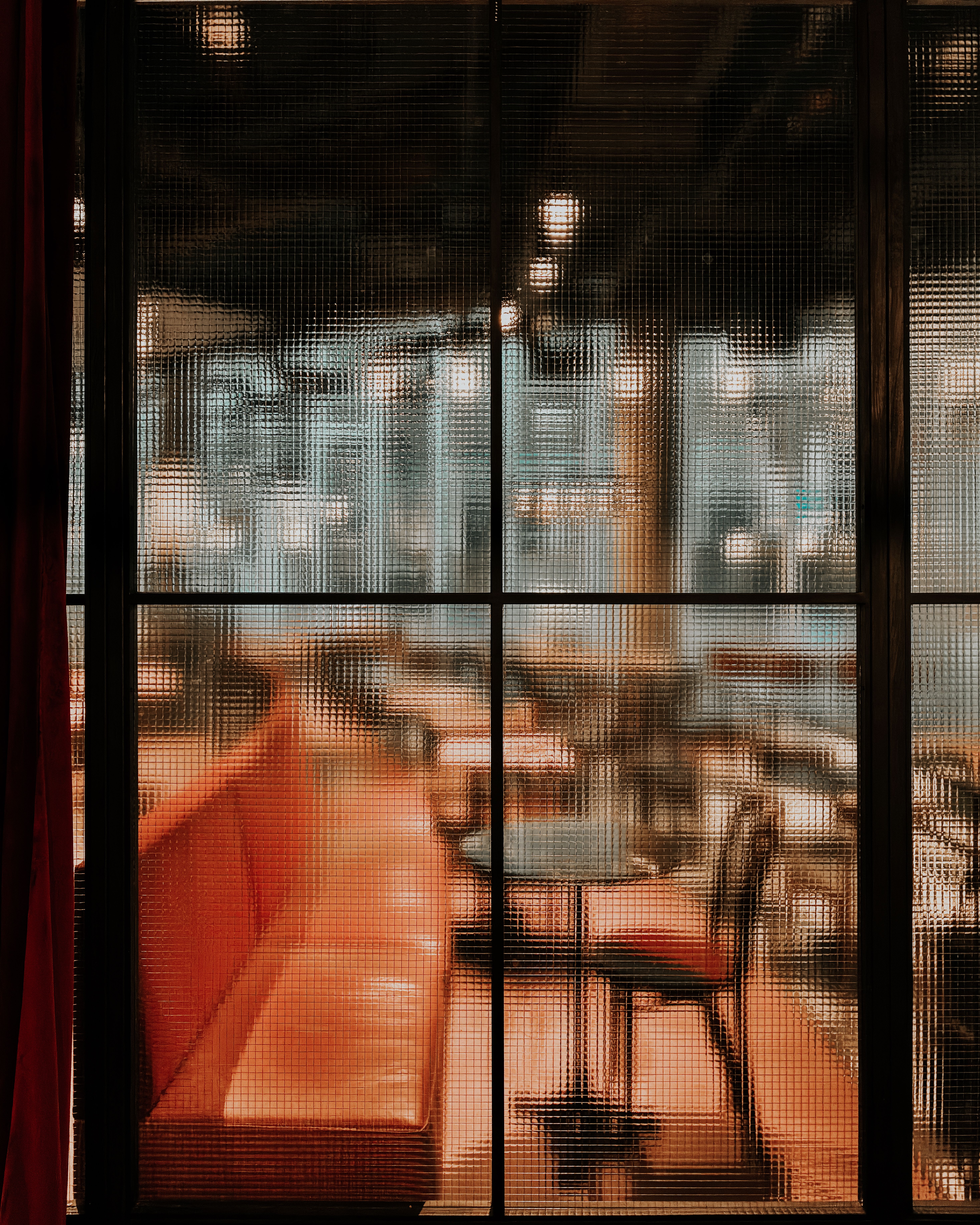 frosted glass