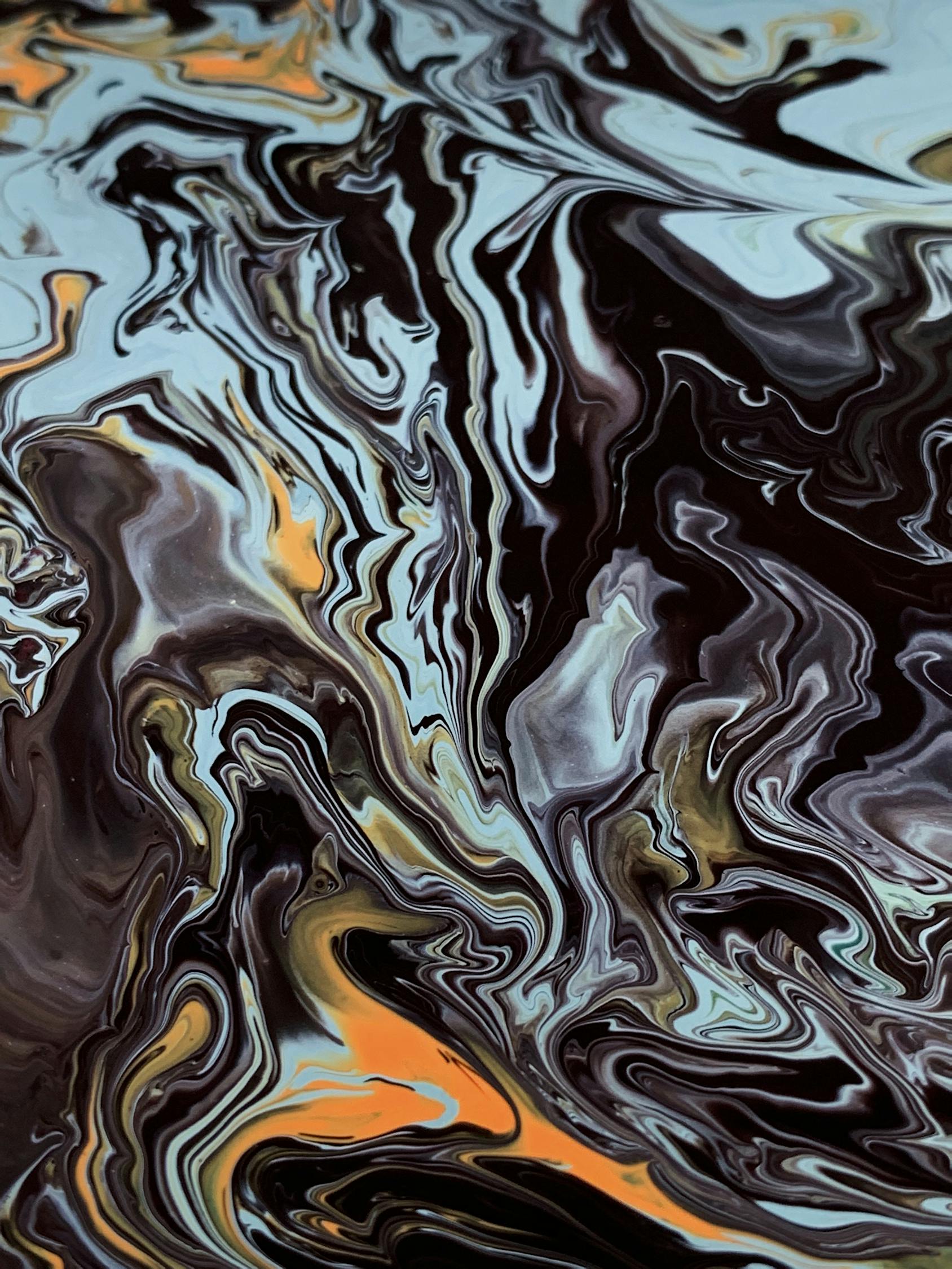 Liquid Abstract Painting · Free Stock Photo