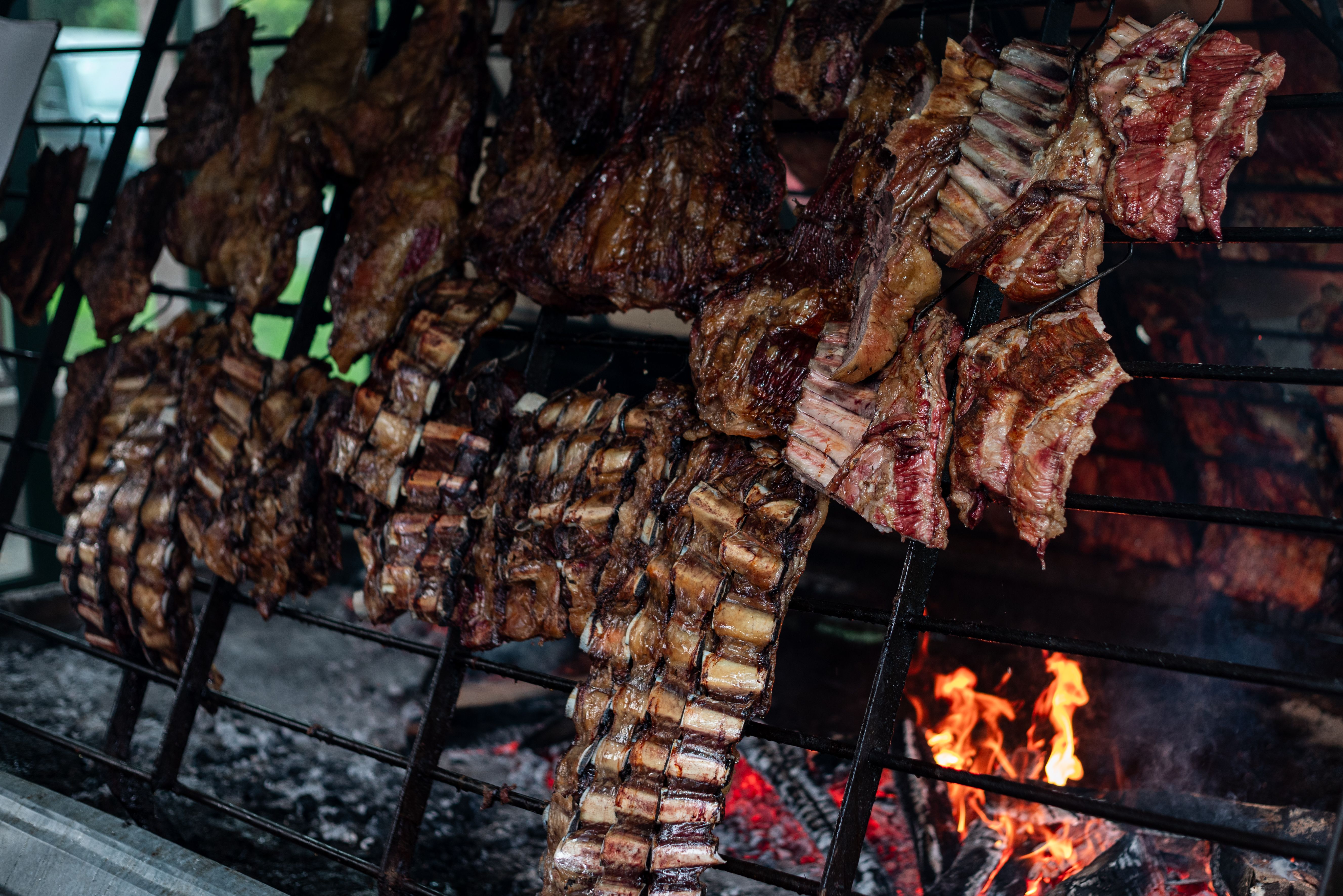 Asado cordobés con chimichurri casero