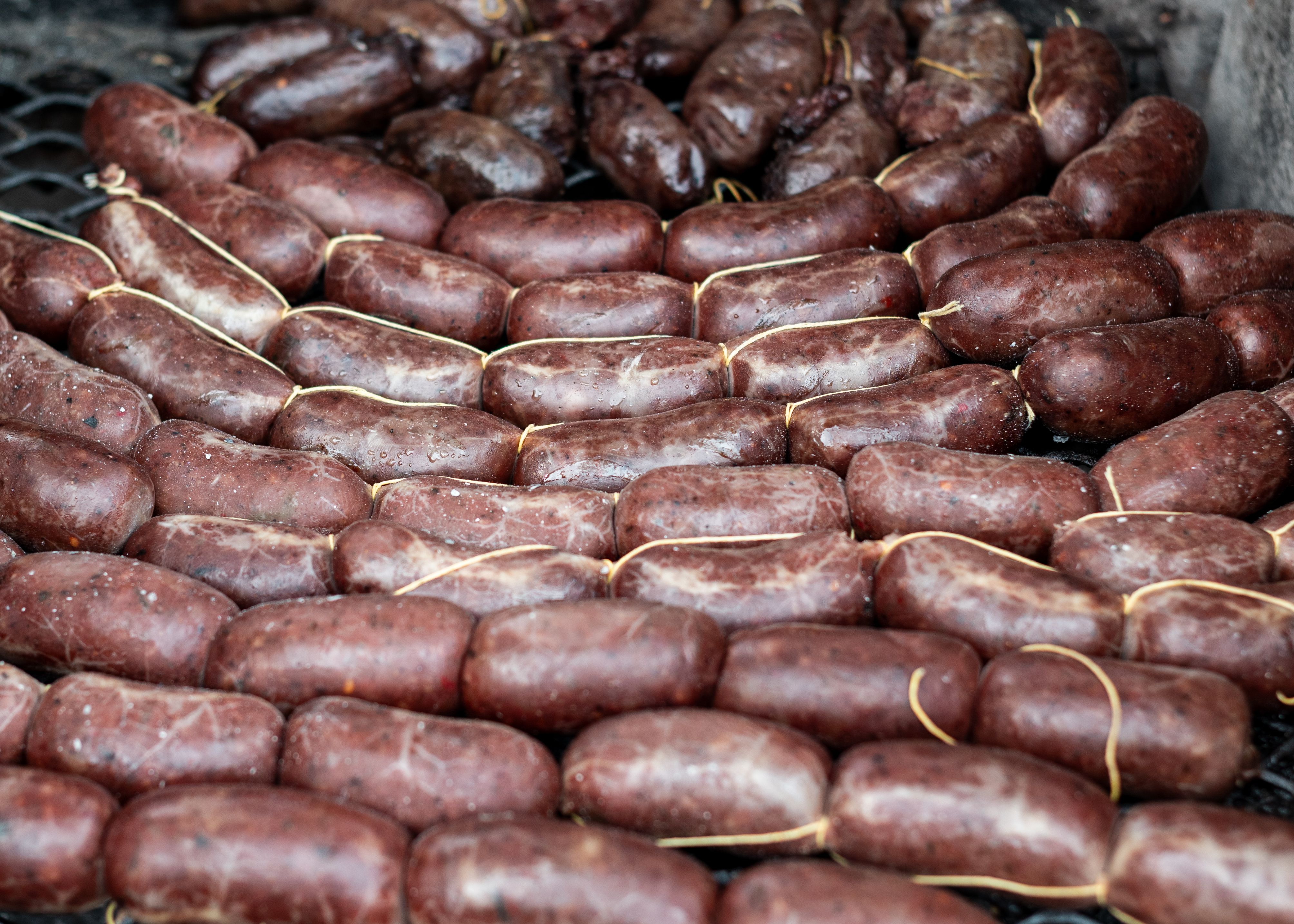 Jilin cuisine white meat blood sausage Korean cold noodle Ginseng chicken — Photo by Alex Dos Santos