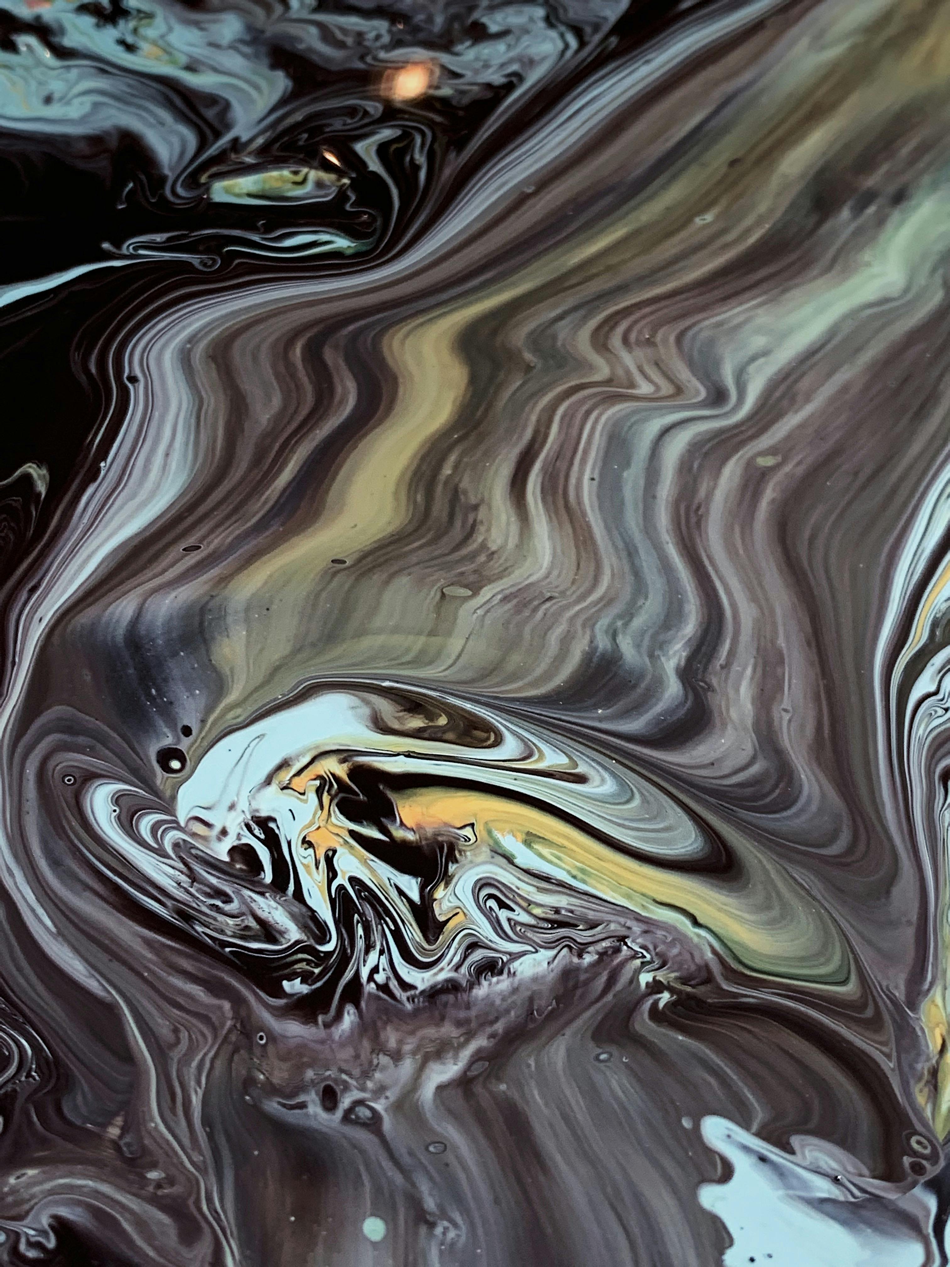 Liquid Abstract Painting · Free Stock Photo