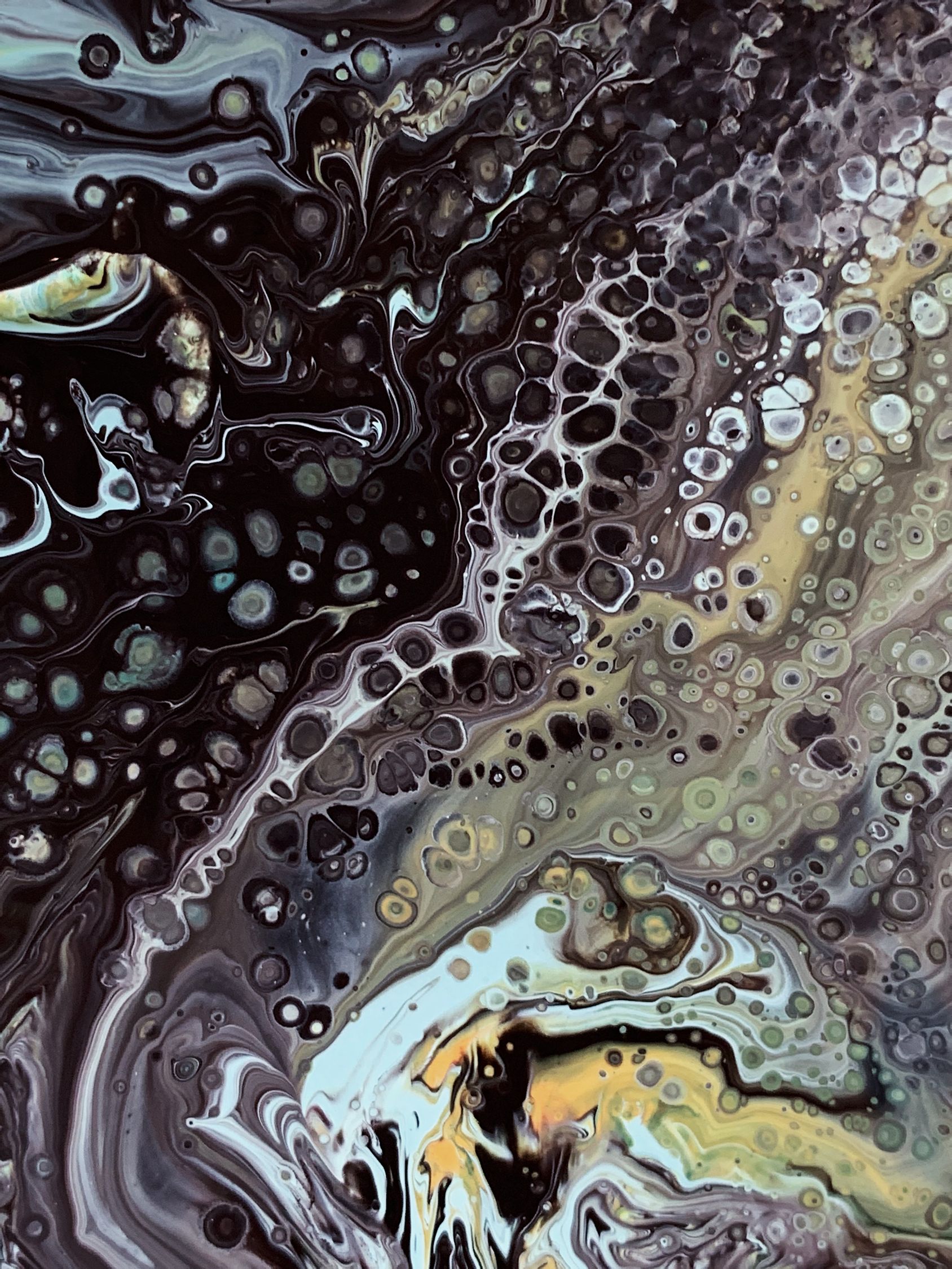Black Abstract Painting · Free Stock Photo