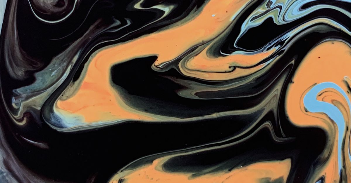 Black Abstract Painting · Free Stock Photo