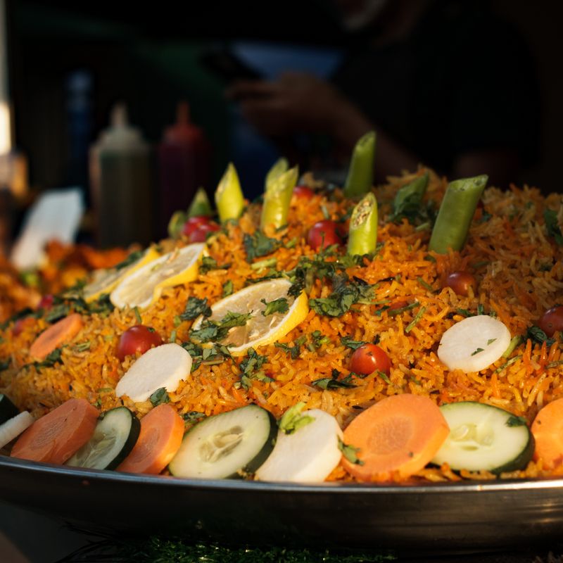 Lentil and Vegetable Family Biryani