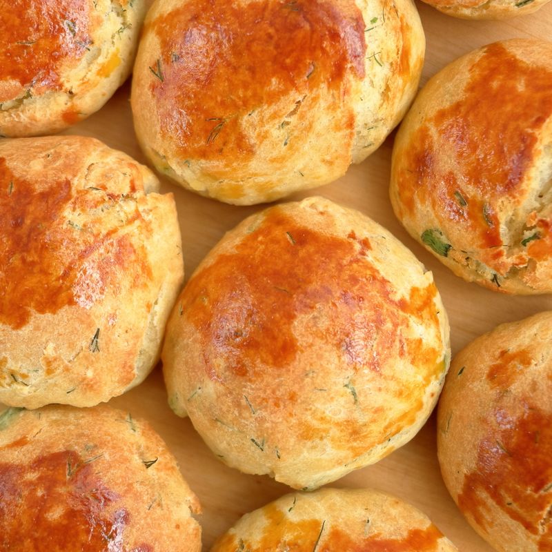 A tray of freshly baked herb rolls — photo by Mustafa Akın on Pexels