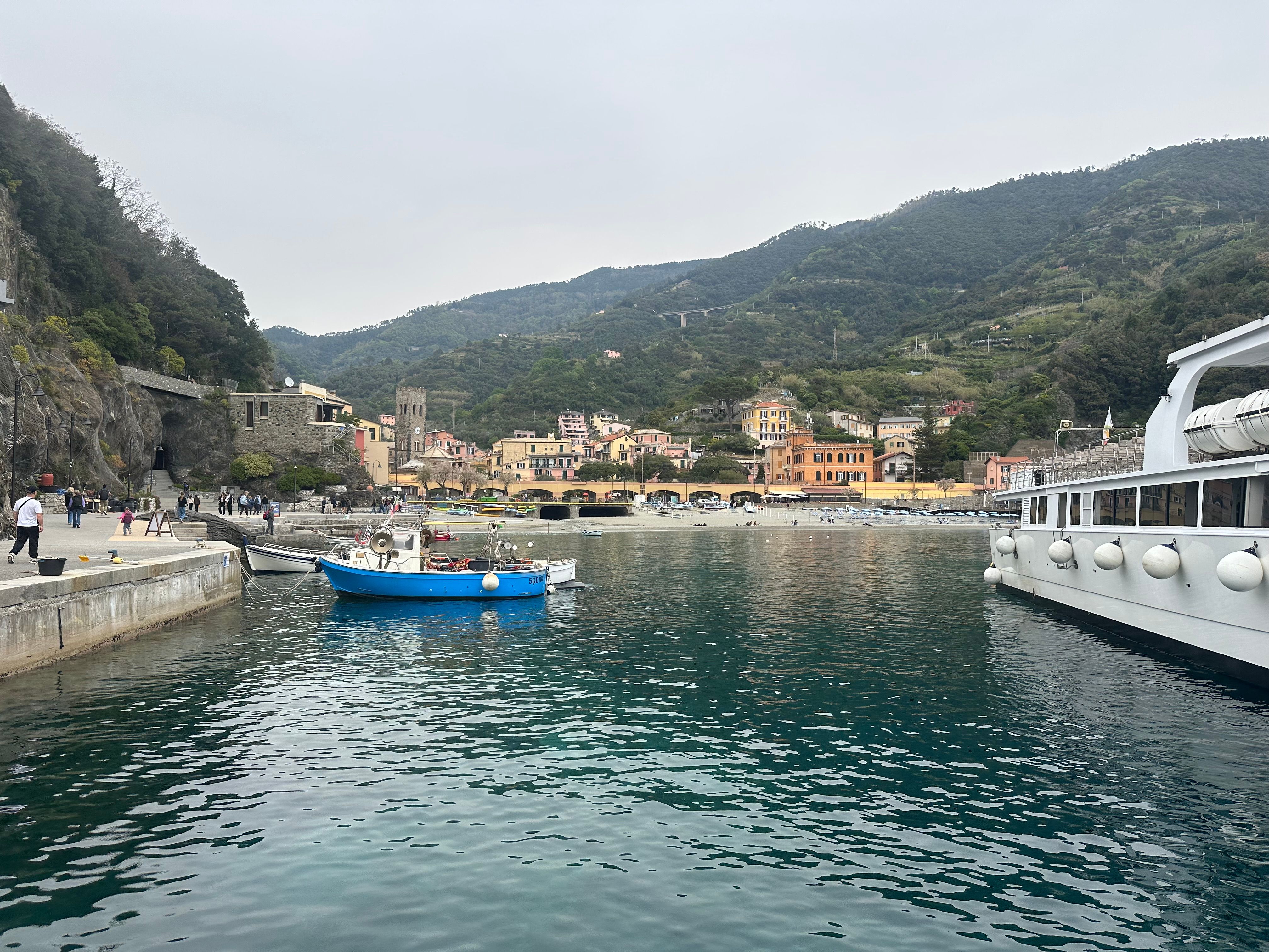 Fegina Beach & the Old Town Waterfront