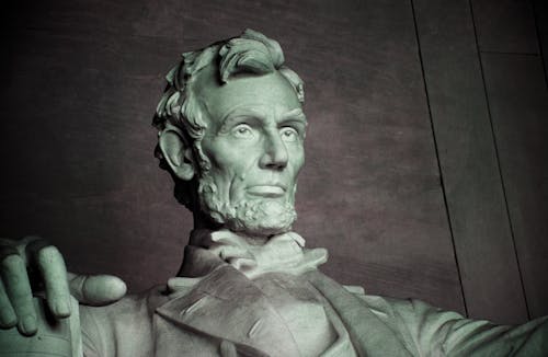 Standbeeld Van Abraham Lincoln