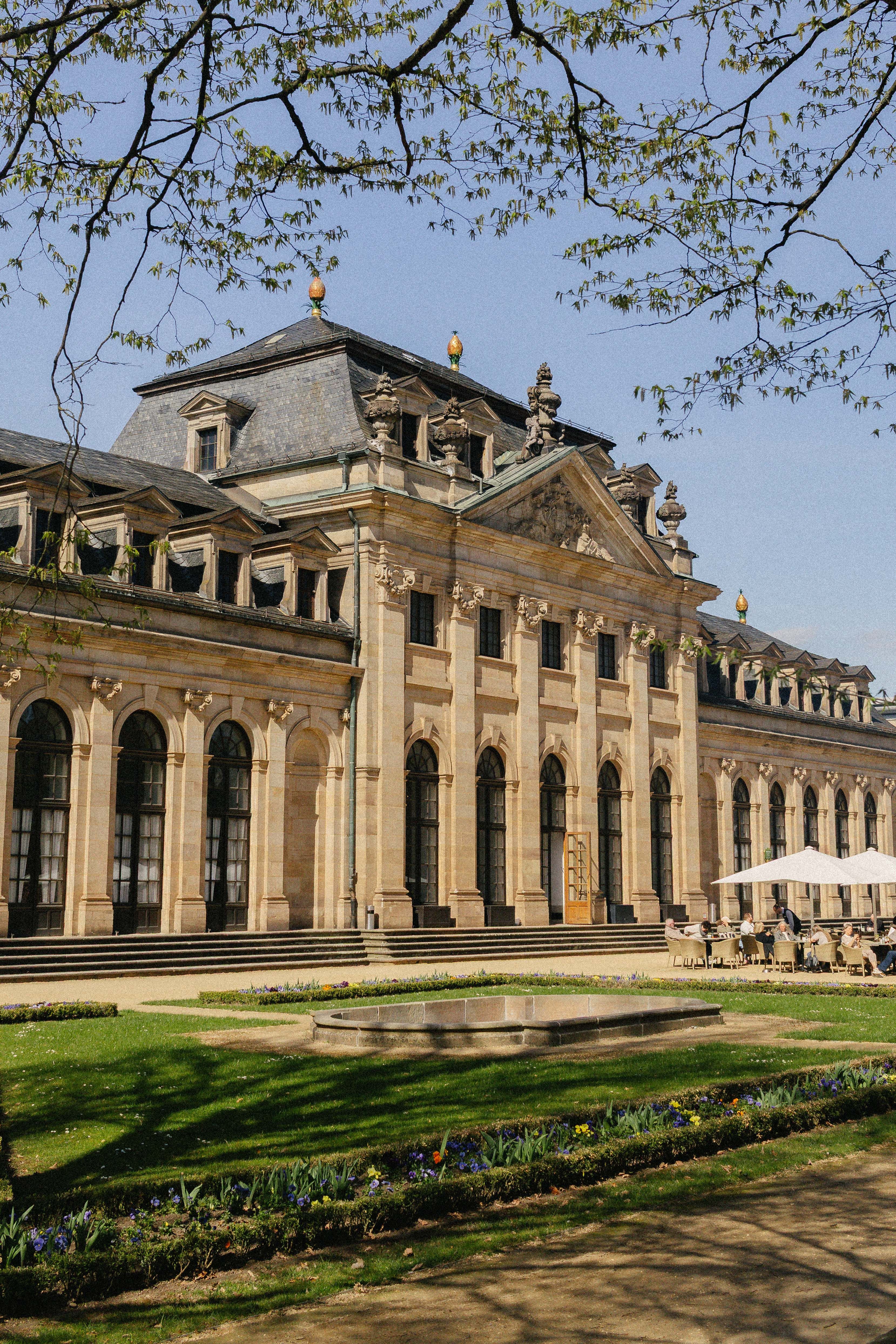 Elegant Neoclassical Building in Springtime · Free Stock Photo