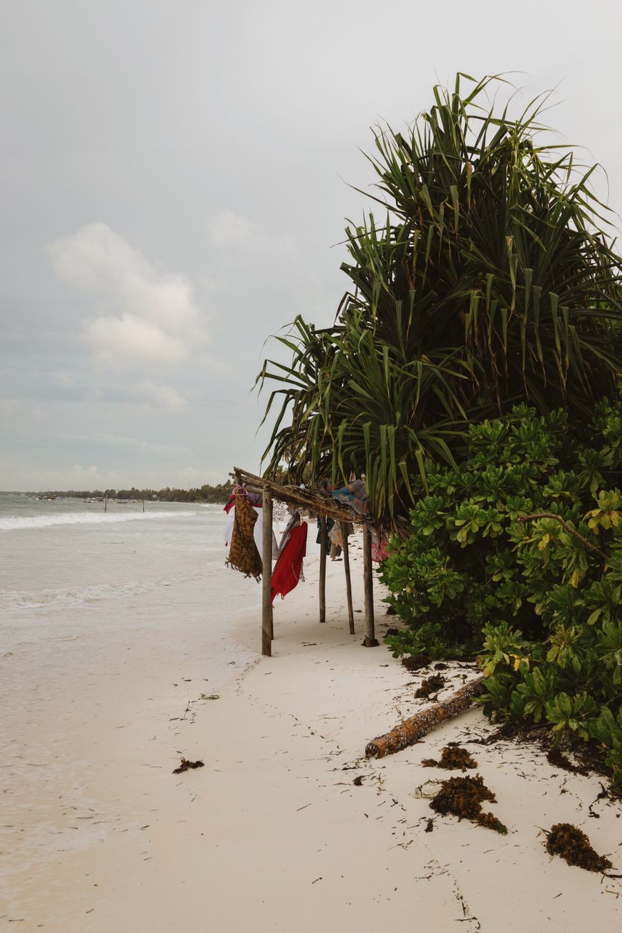 View of Bwejuu Beach on Zanzibar's southeast