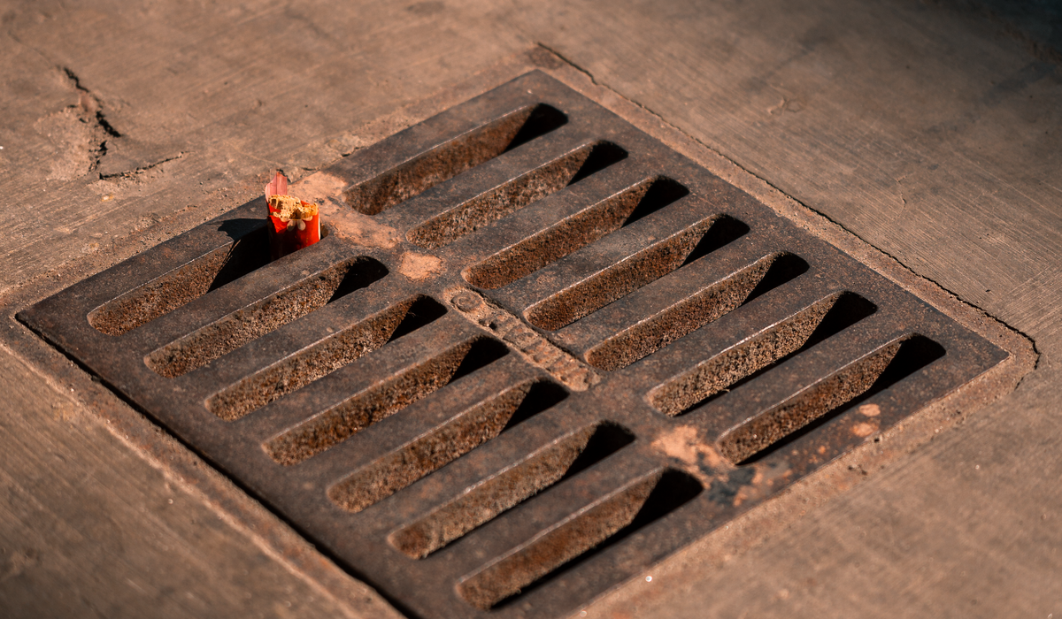 Grille d'évacuation des eaux pluviales