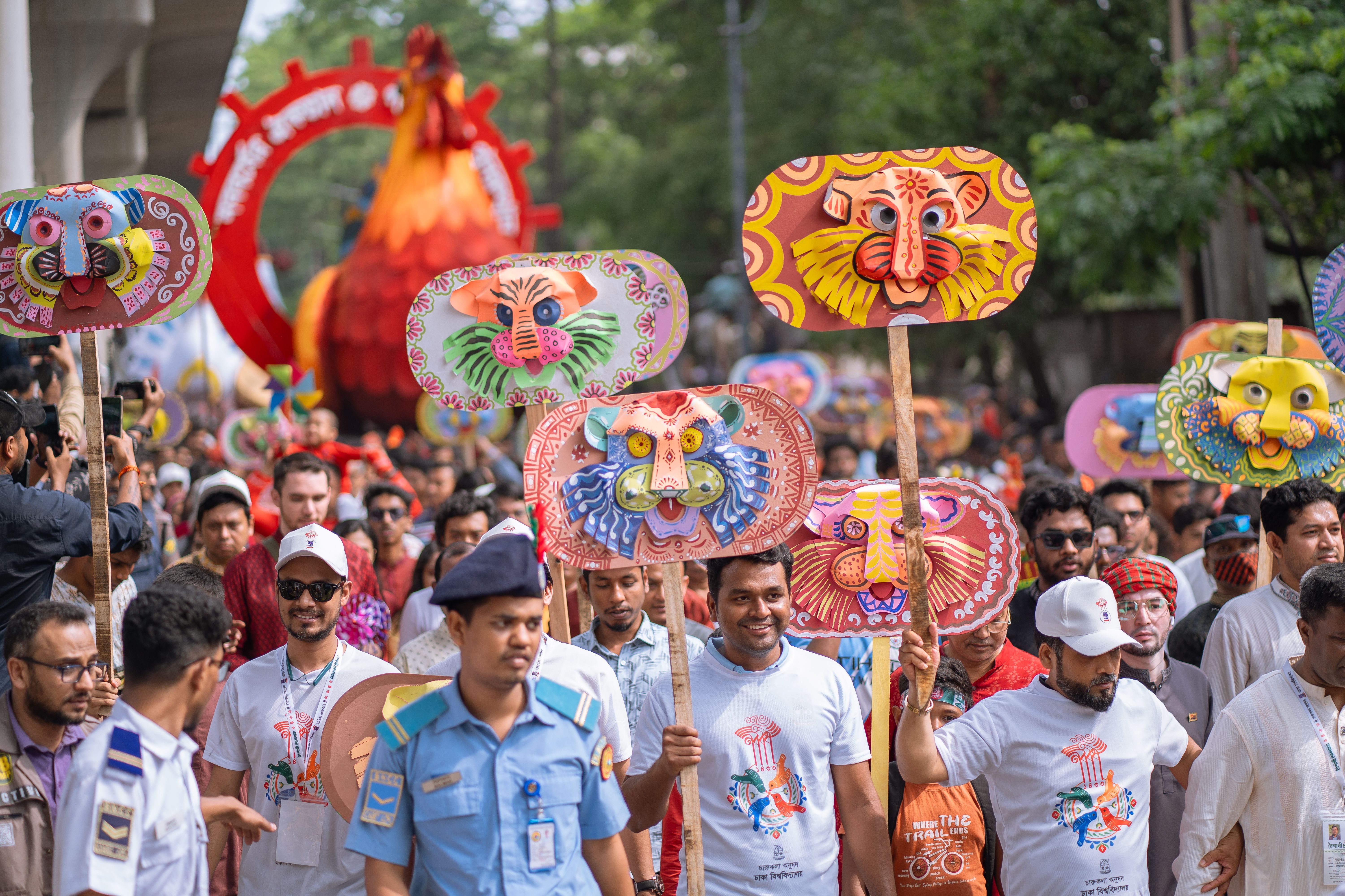 জামালপুরে আনন্দ মিছিলে অংশ নেওয়া নেতাকর্মীরা